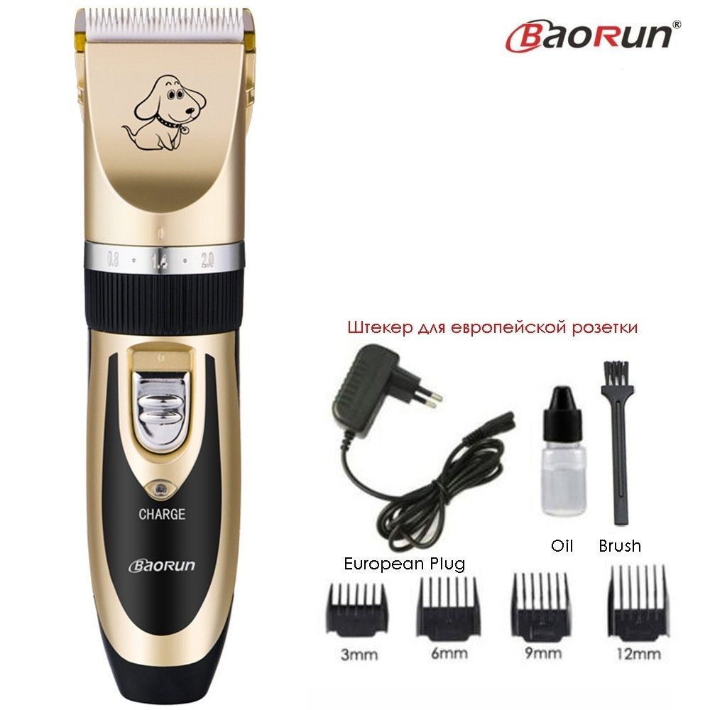 Black Standard -Baorun Tondeuse Professionnelle Pour Chien  Tondeuse Pour Toilettage D'animaux, Coupe Chat, Rasoir À Ciseaux Éle