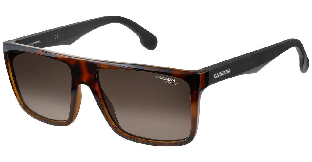 Lunette De Soleil Rectangulaire Carrera Noir - M