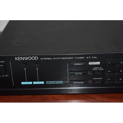Kenwood Stereo Synthesizer Tuner Kt-74l