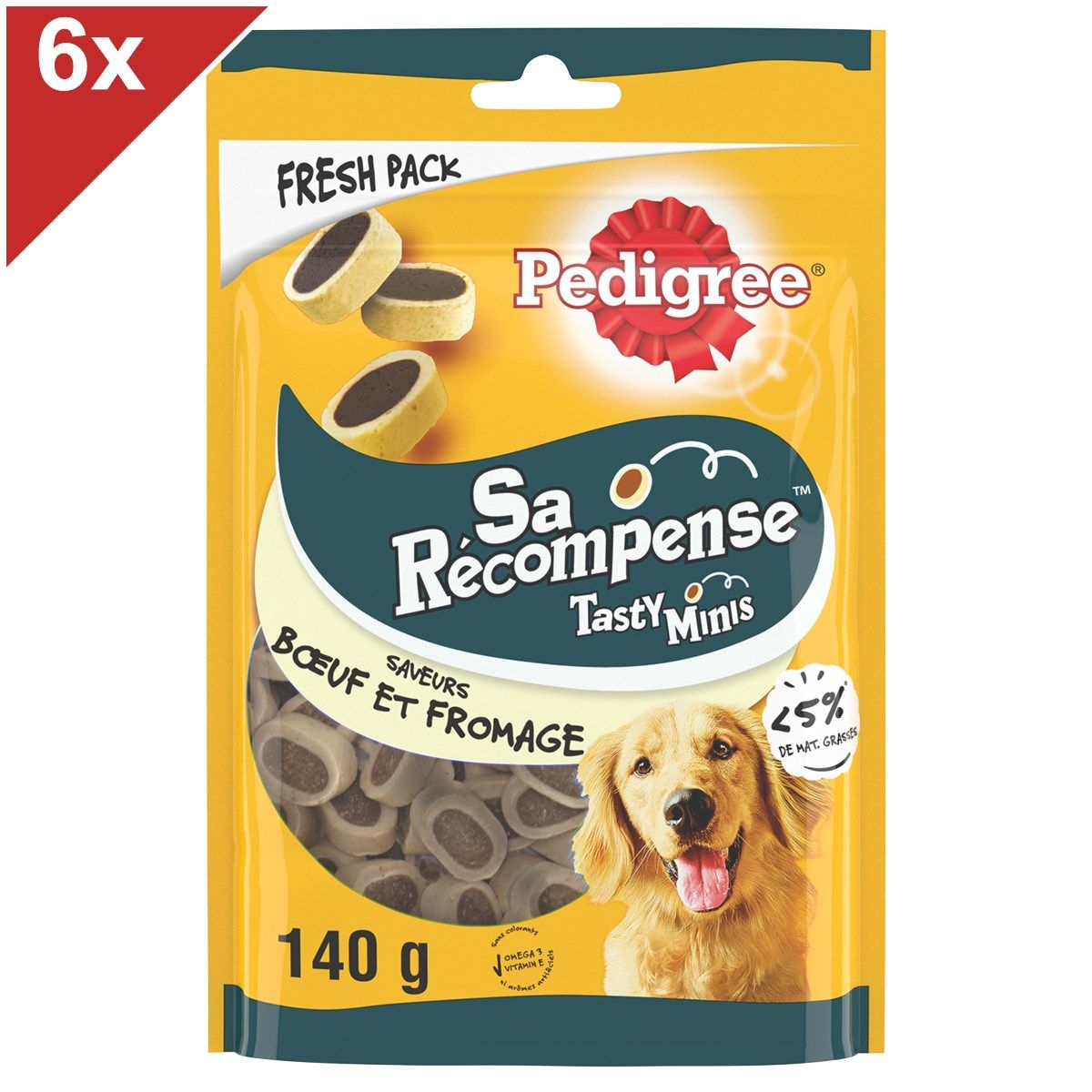 Mini Bouchees Au Boeuf Et Fromage Pour Chien 140g -6