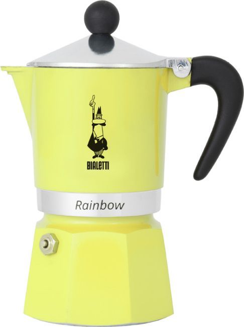 BIALETTI Cafetière italienne 6 tasses Jaune Pastel Rainbow - vue 2