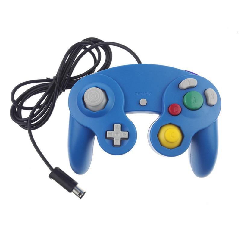 Bleu Manette De Jeu Filaire Usb Pour La Console Nintendo Interrupteur, Joystick, Controlleur Pour Nintendo Wii U