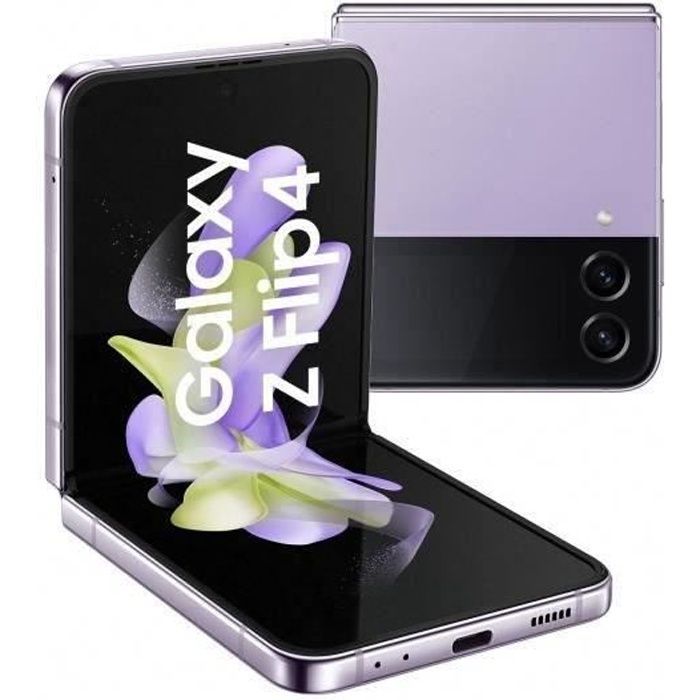 SAMSUNG Galaxy Z Flip4 128Go 5G Lavande - Reconditionné - Excellent état