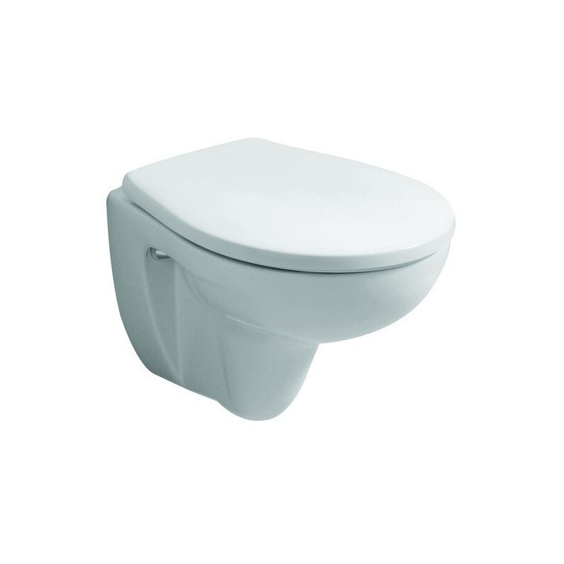 Abattant WC RENOVA COMPACT amovible, avec couvercle charnières inox blanc GEBERIT