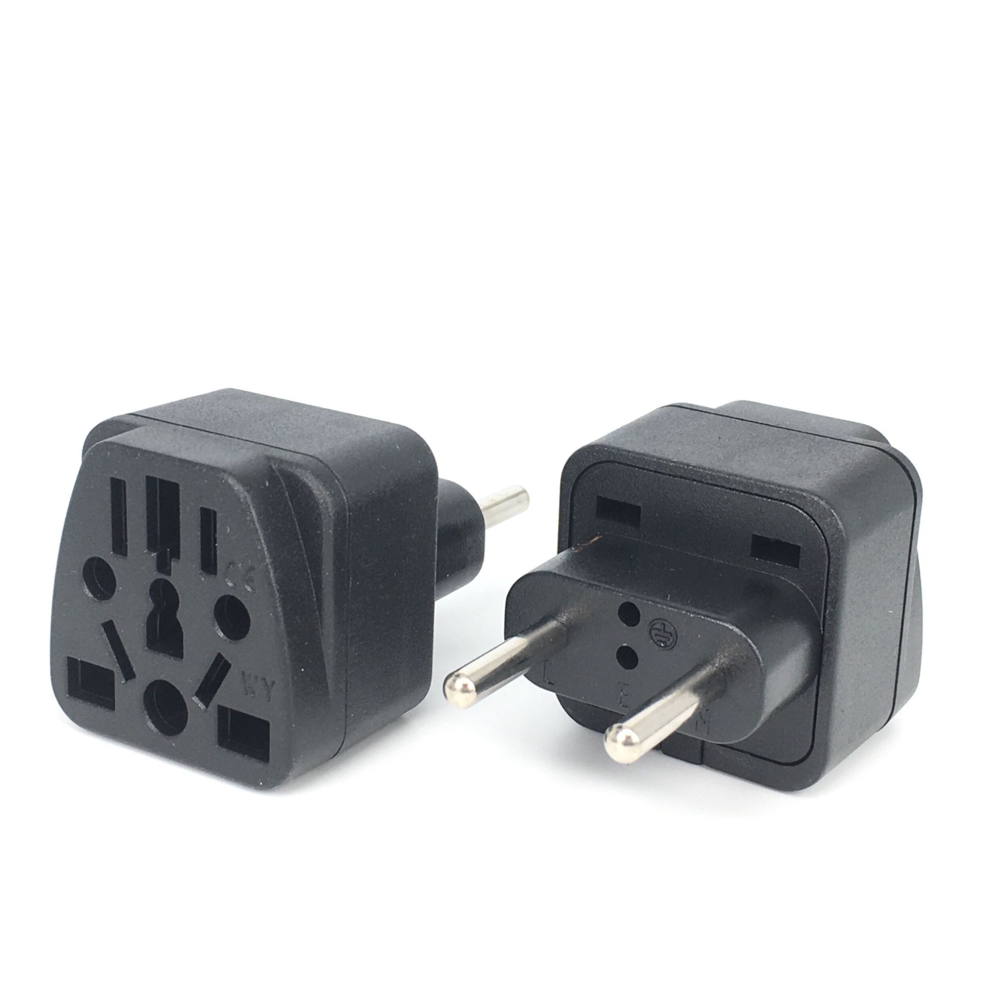 Adaptateur universel de prise de courant CE Kr,convertisseur de voyage,prise américaine et européenne,AU,EU vers US,UK,USA,Japon,Israël,Brésil,Inde - Type EU UAE plug-White