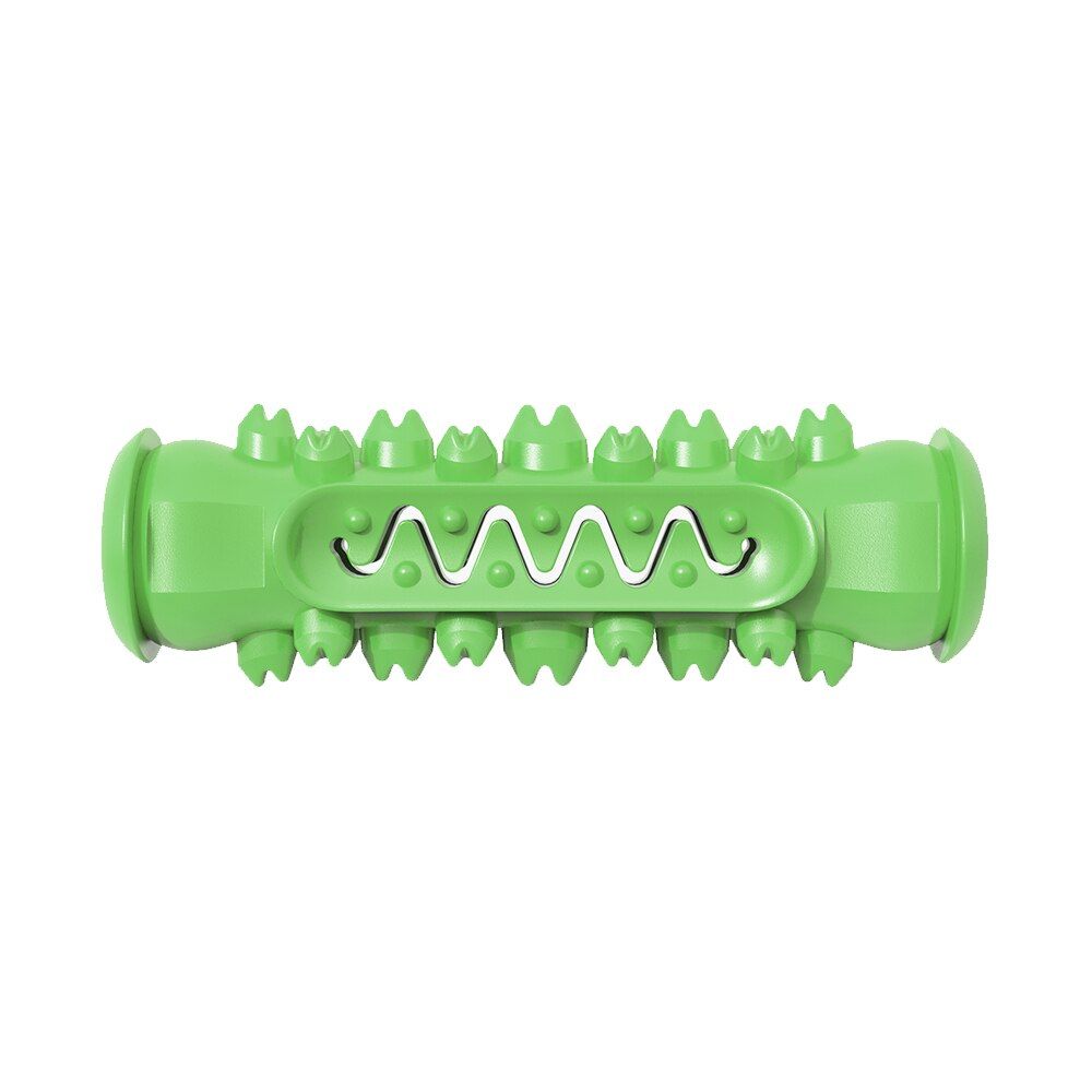 Jouet Interactif À Mâcher En Caoutchouc Pour Chien, Accessoire De Nettoyage Des Dents, Pour Petits, Green Free Size