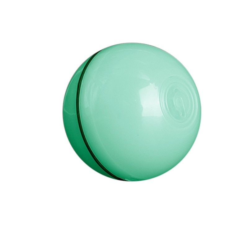 Chat Automatique Jouet Balle Roulement Led Clignotant Balle Chat Jouets Interactifs Chat Électrique Green