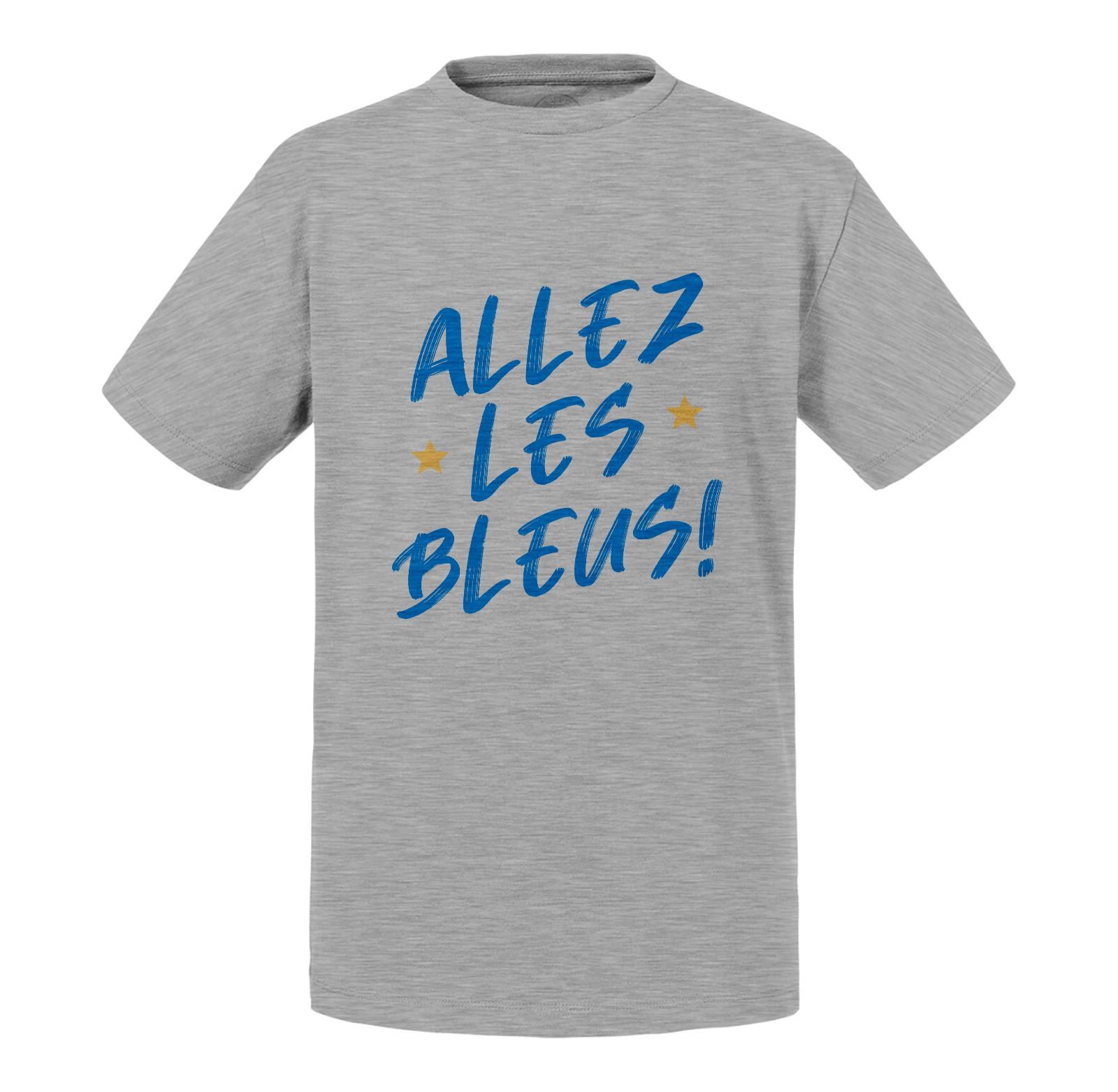 T-Shirt Enfant Allez Les Bleus ! Sport Foot France Team Football