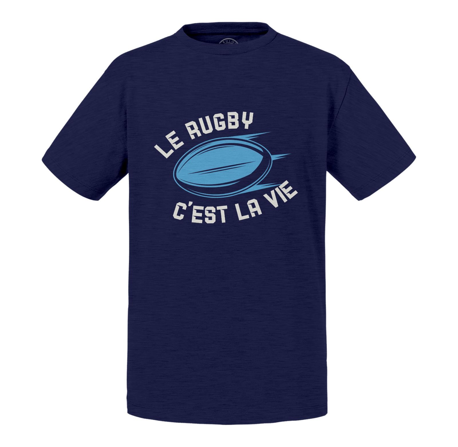 T-Shirt Enfant Le Rugby C'est La Vie Sport Xv Ballon Stade France