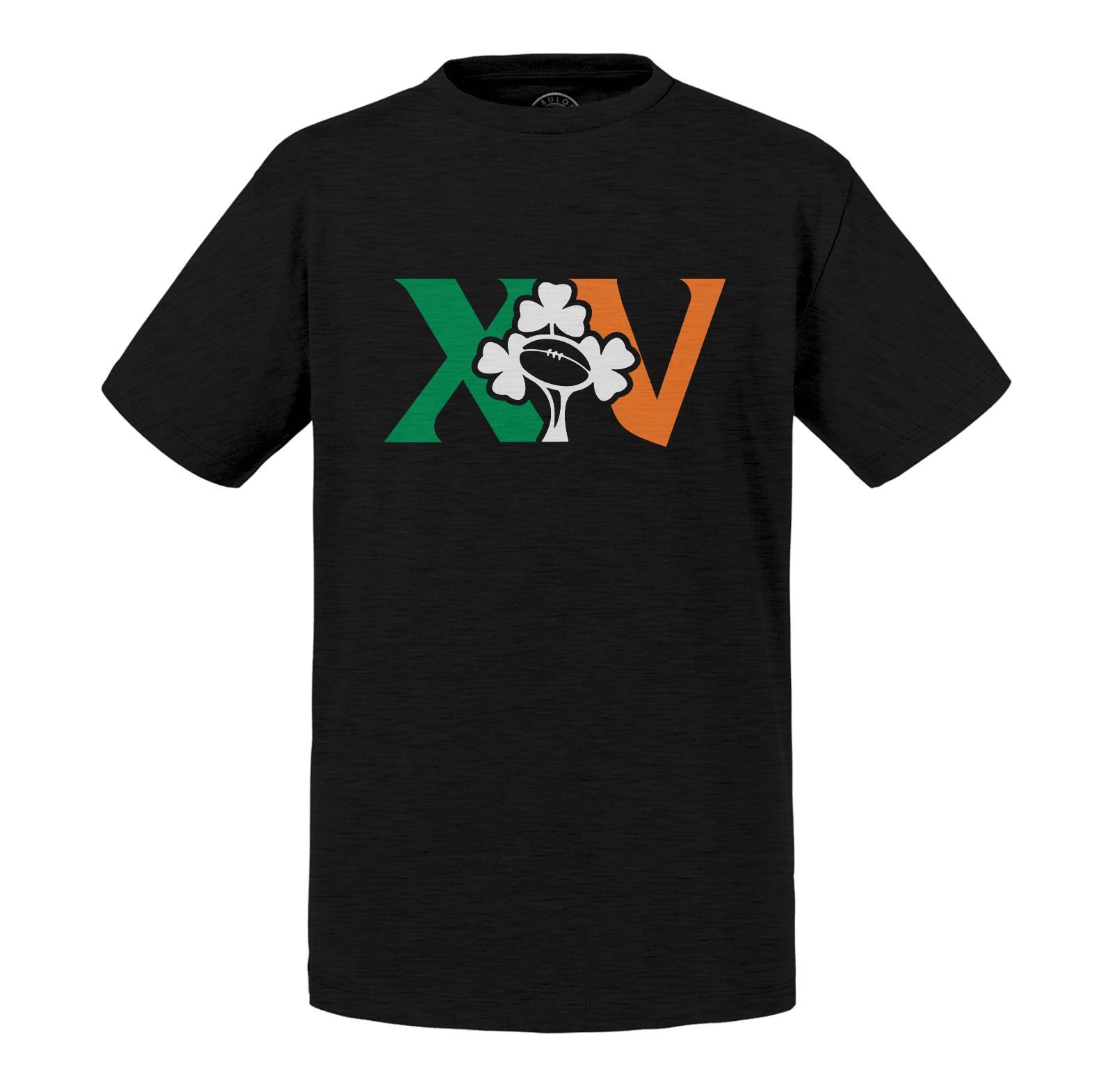 T-Shirt Enfant Xv Irlande Rugby Sport Ballon Equipe