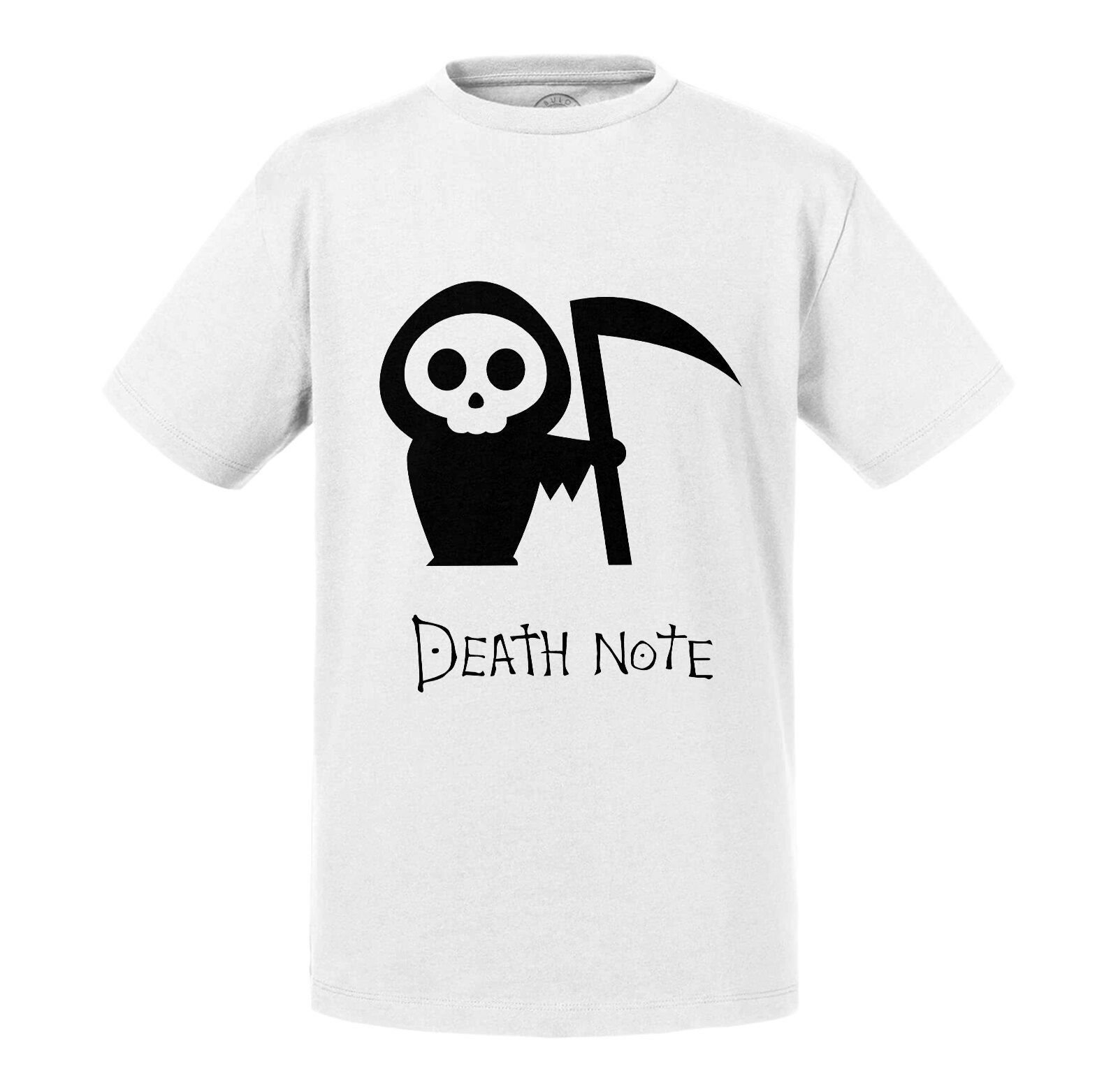 T-Shirt Enfant Death Note Chibi Minuscule Personnage De La Mort Noir Et Blanc Manga Anime Japon