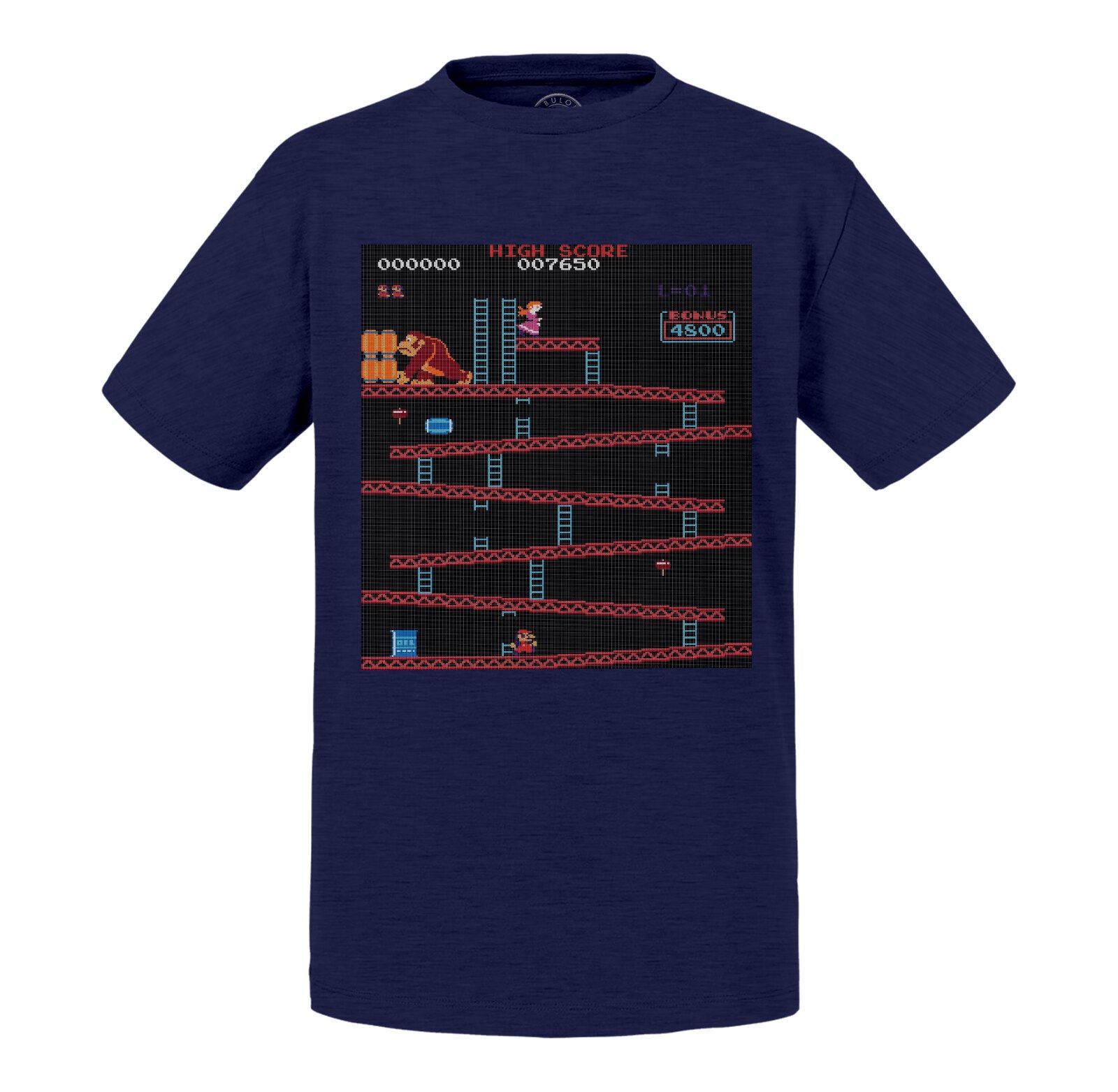 T-Shirt Enfant Donkey Kong Classic Jeux Video Retro Gaming