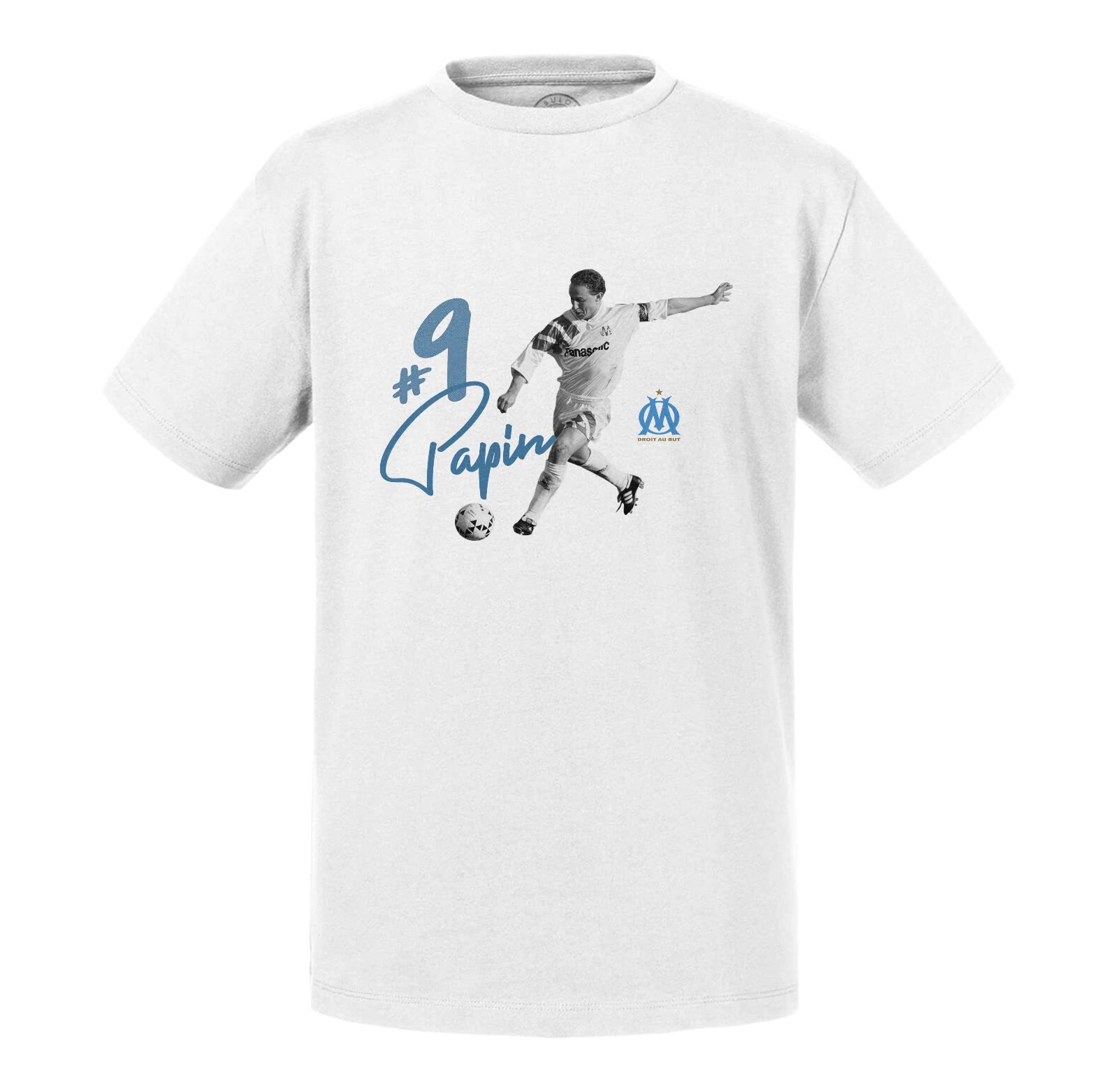 T-Shirt Enfant Jean Pierre Papin Marseille Vintage Footballeur Foot Star