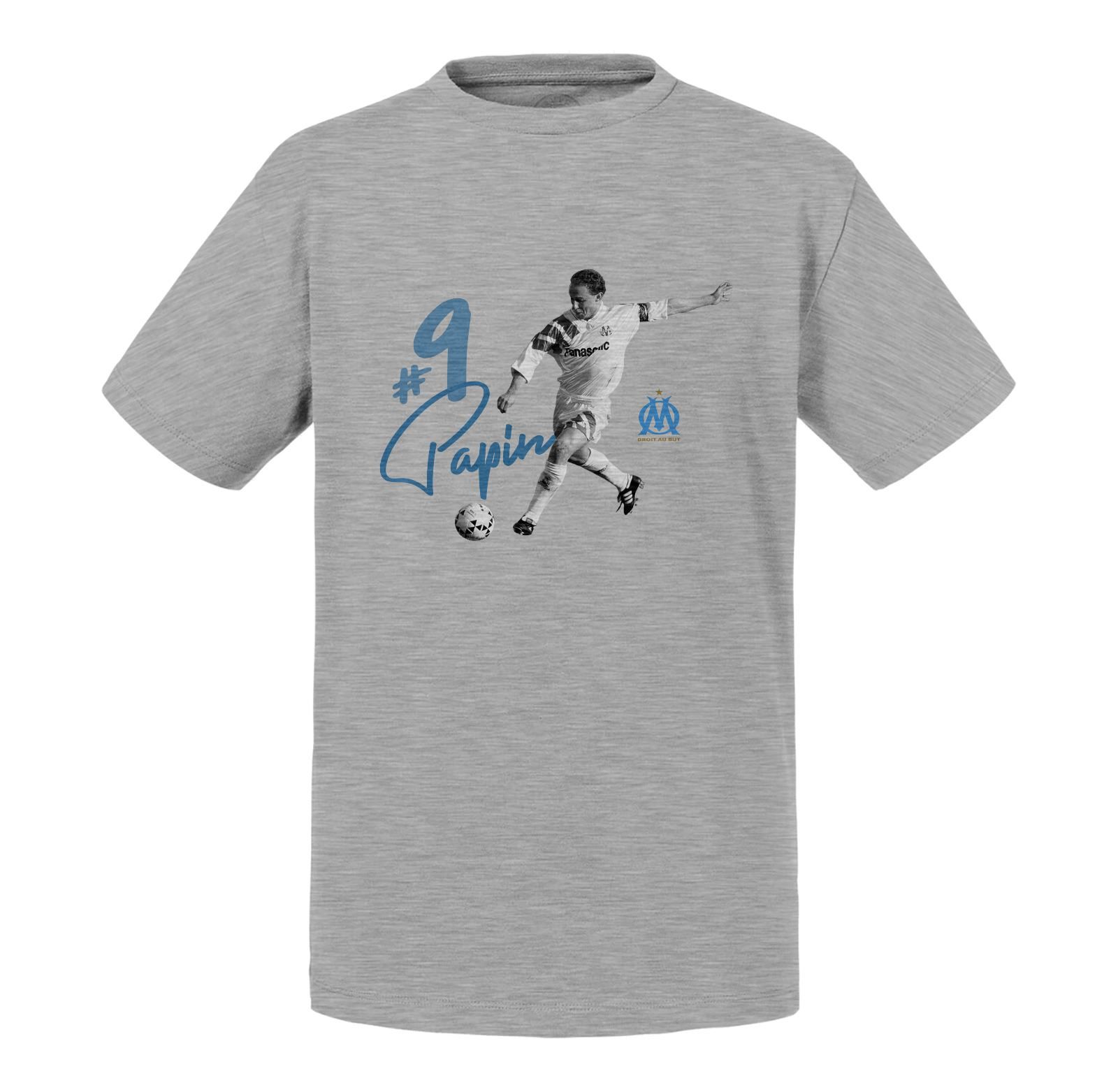 T-Shirt Enfant Jean Pierre Papin Marseille Vintage Footballeur Foot Star