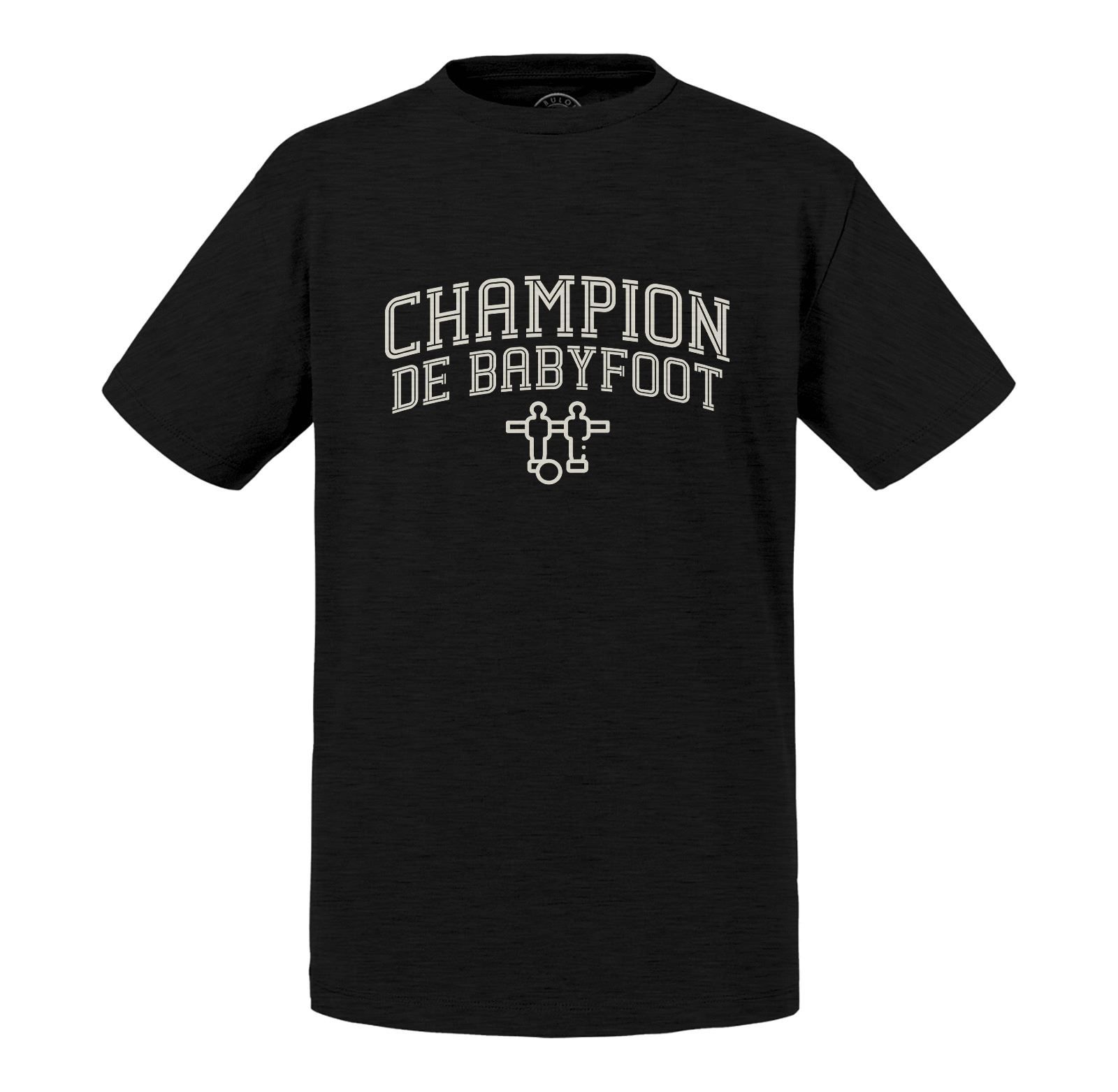 T-Shirt Enfant Champion De Babyfoot Sport Foot Bar Apéro