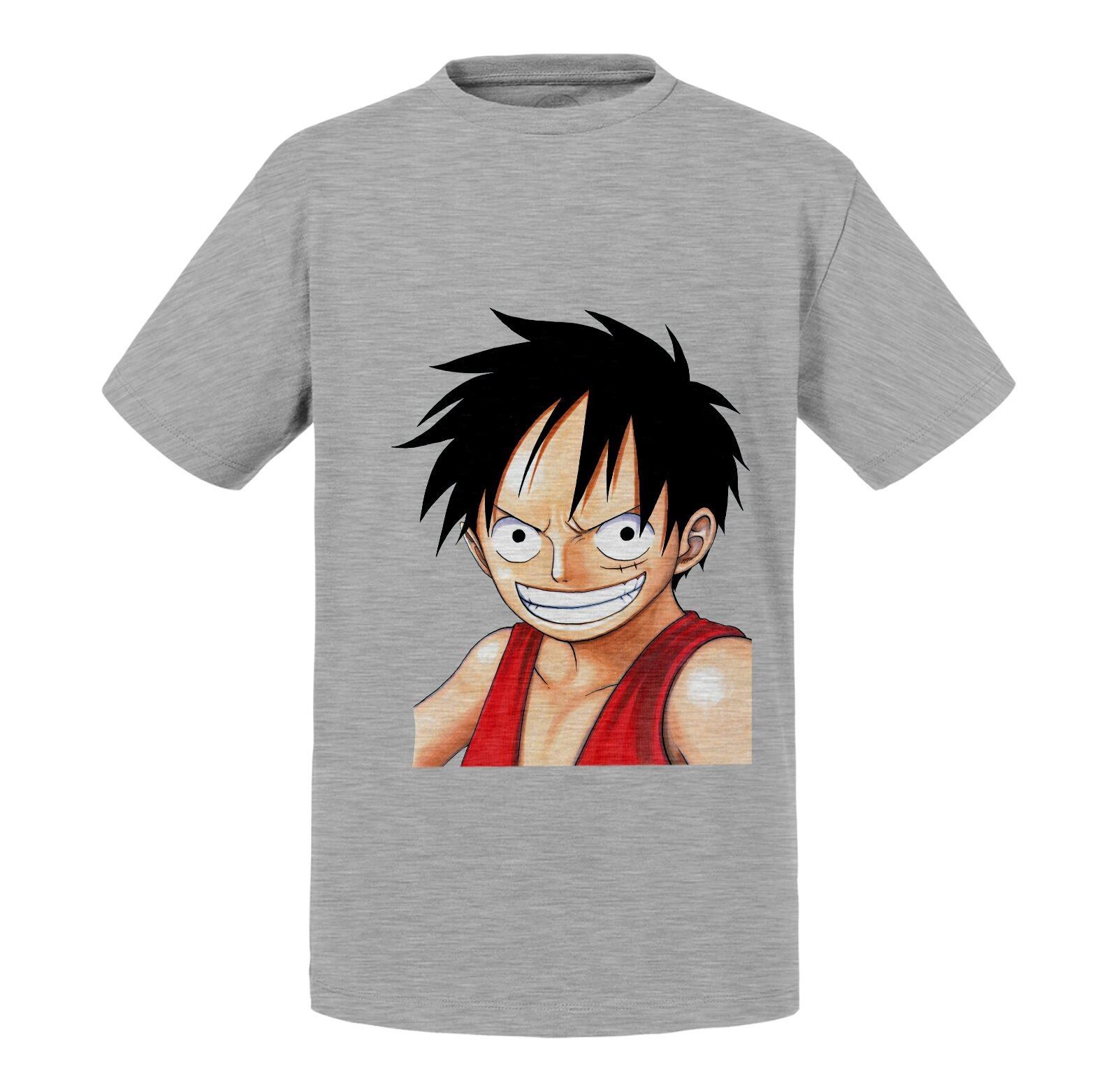 T-Shirt Enfant One Piece Luffy No Hat Manga Anime Pirate