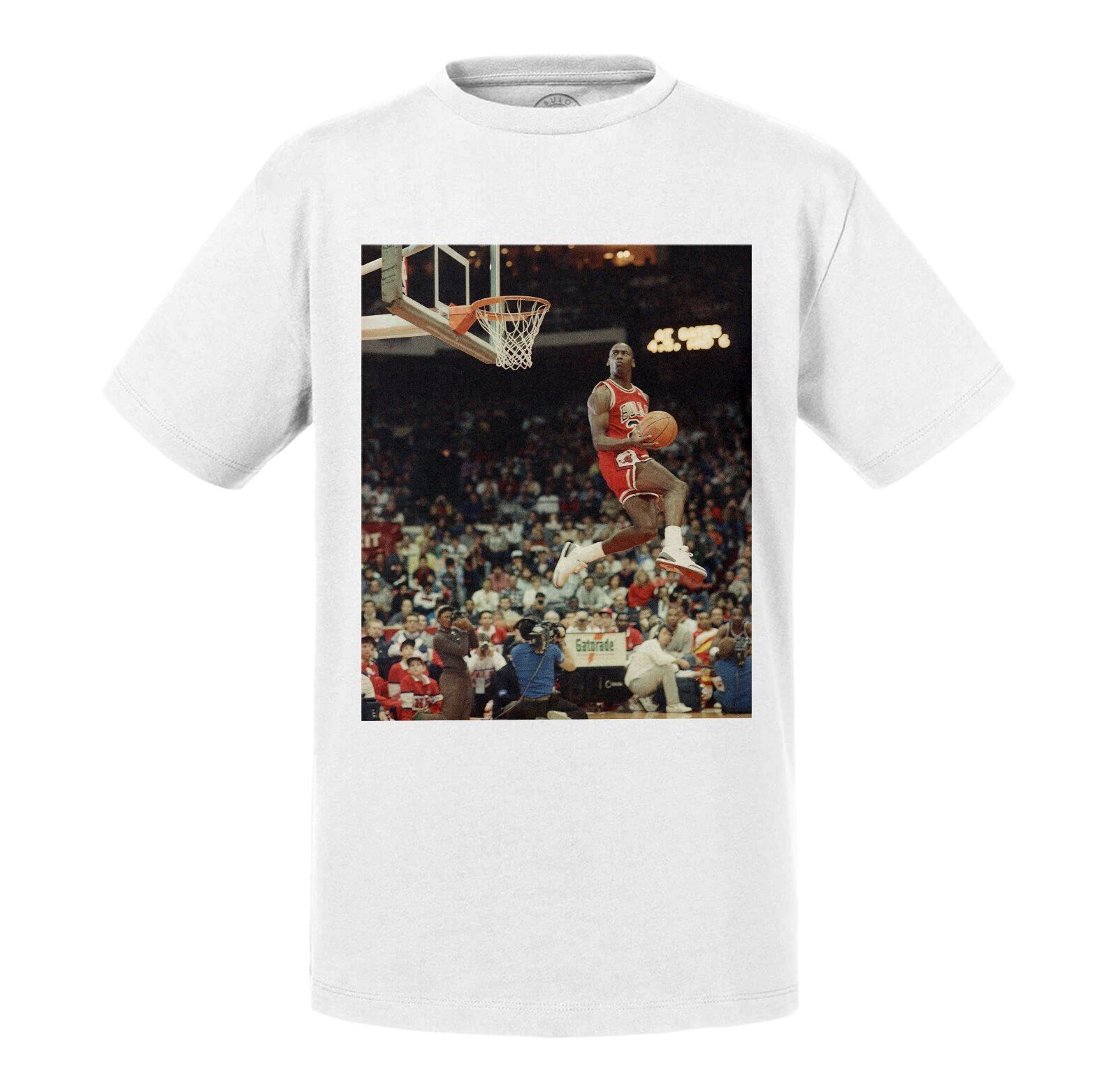 T-Shirt Enfant Michael Jordan Dunk Contest 1988 Reverse Basketball