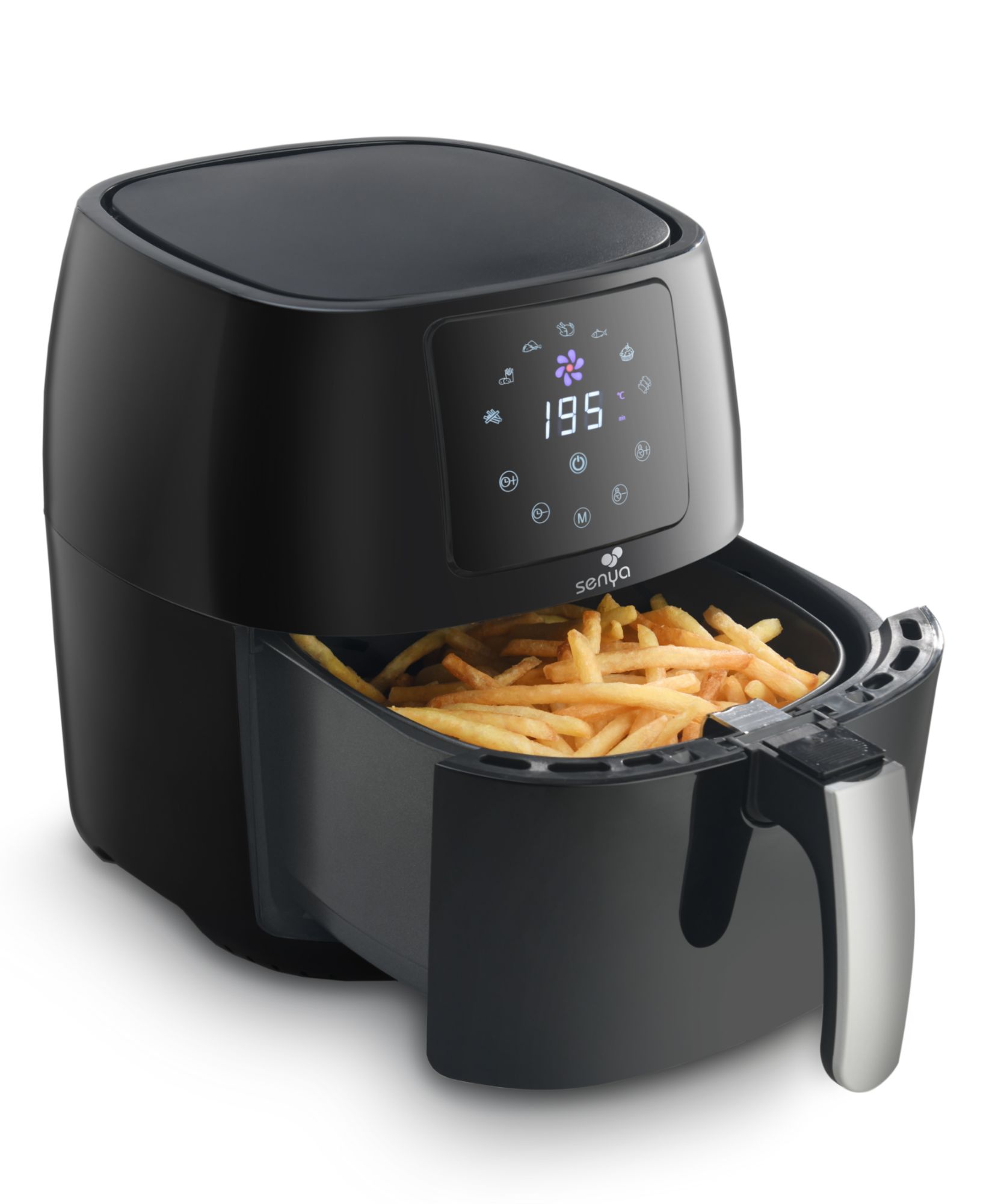 Senya Friteuse sans huile à air chaud 4.5L - Grande capacité - Air Fryer 1400W - My Air Cook