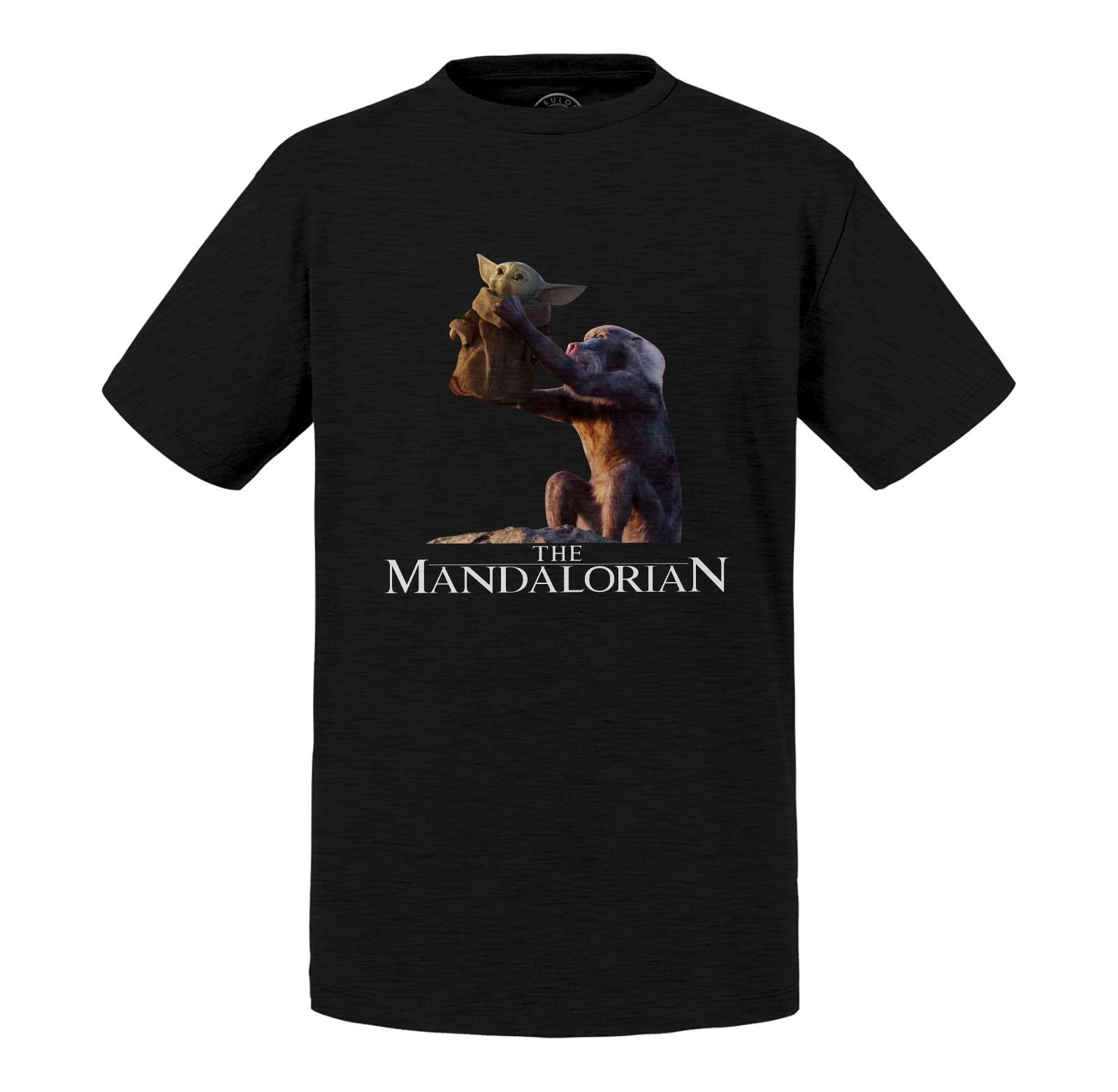 T-Shirt Enfant The Mandalorian - Roi Lion Parodie Film Series