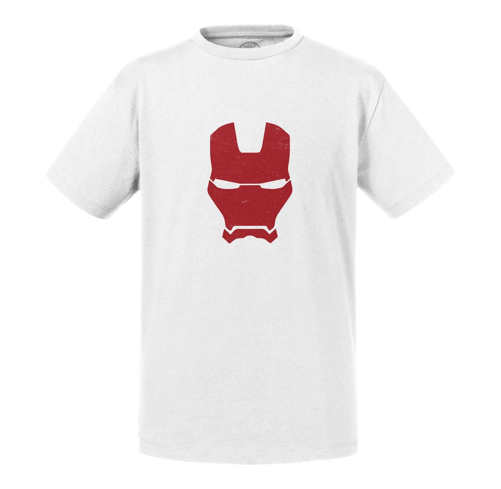 T-Shirt Enfant Iron Man Masque Super Héros Bd Film Geek