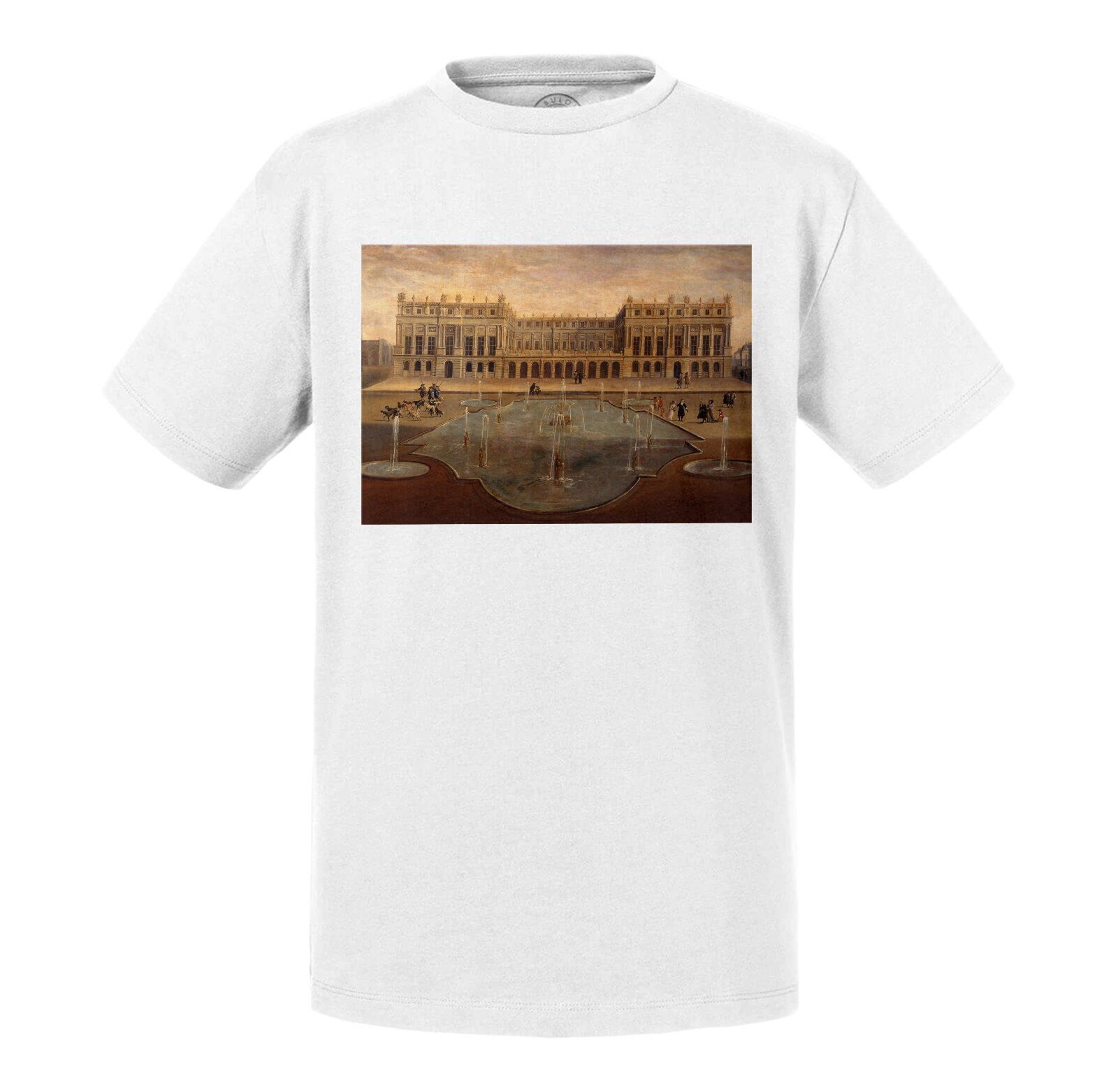 T-Shirt Enfant Chateau De Versaille Peinture Ancienne Renaissance Paris