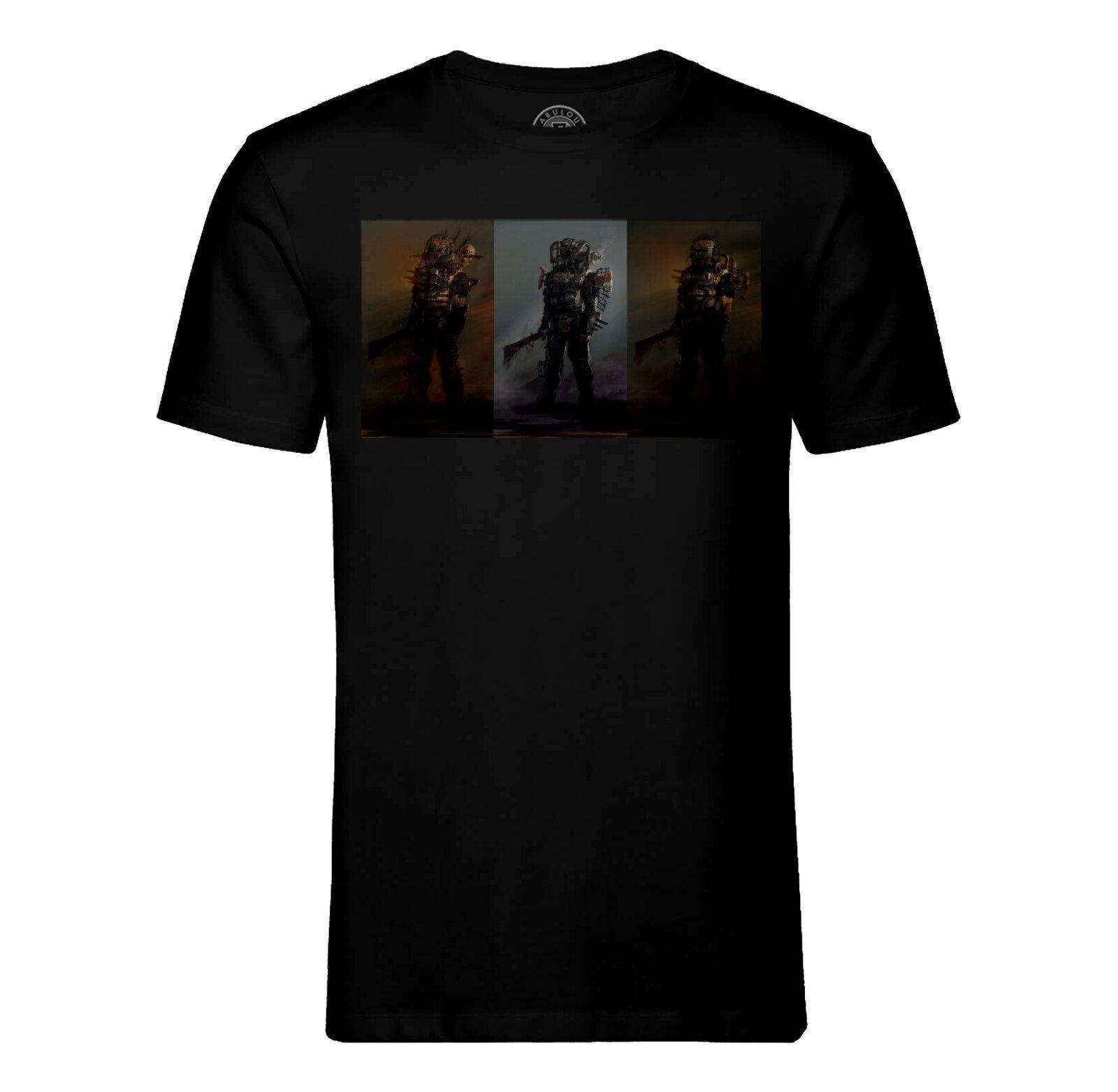 T-Shirt Homme Col Rond Fallout 4 Raiders Jeux Video Apocalypse Survival