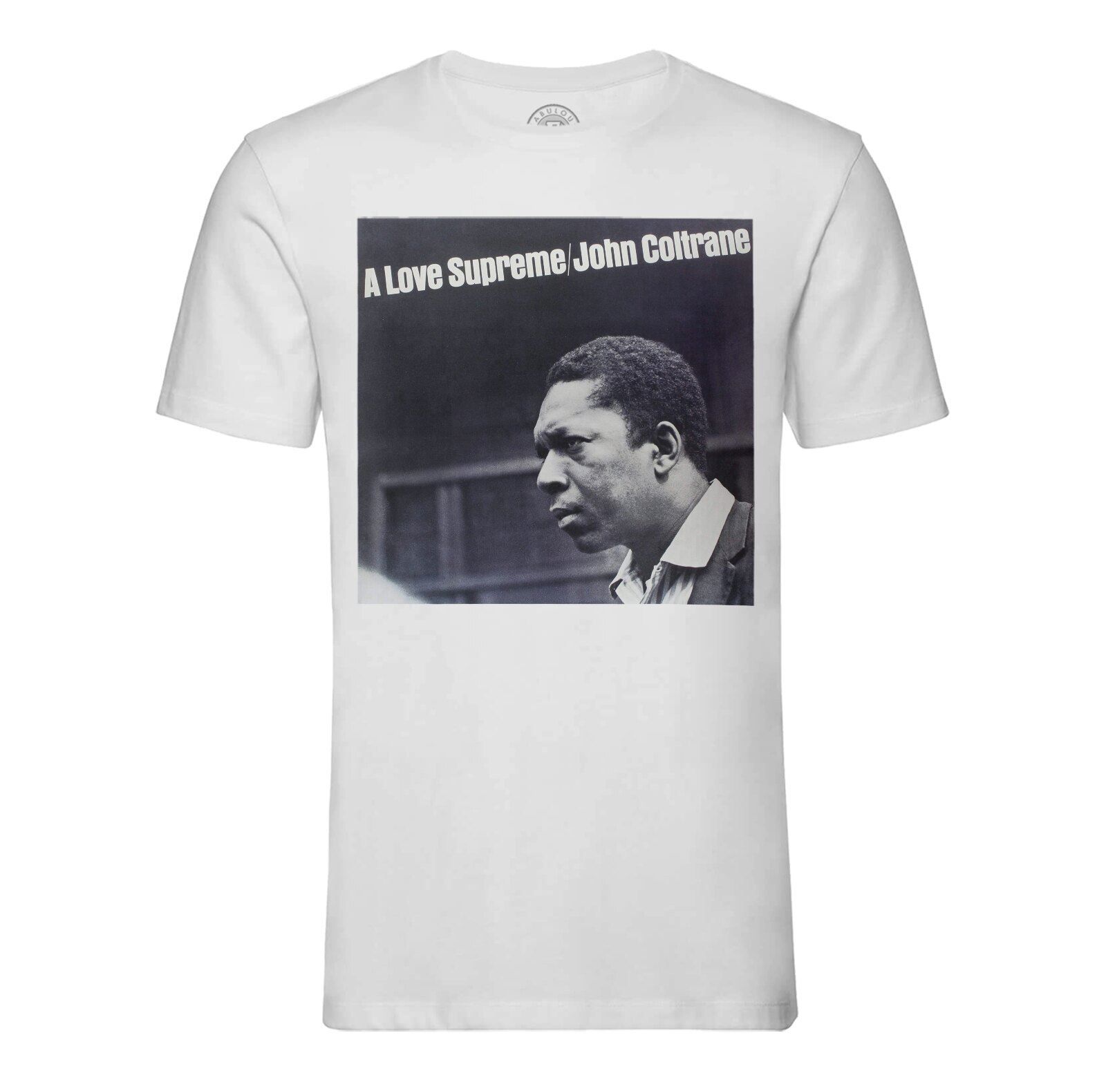 T-Shirt Homme Col Rond John Coltrane A Love Supreme Album Cover Jazz Saxophone