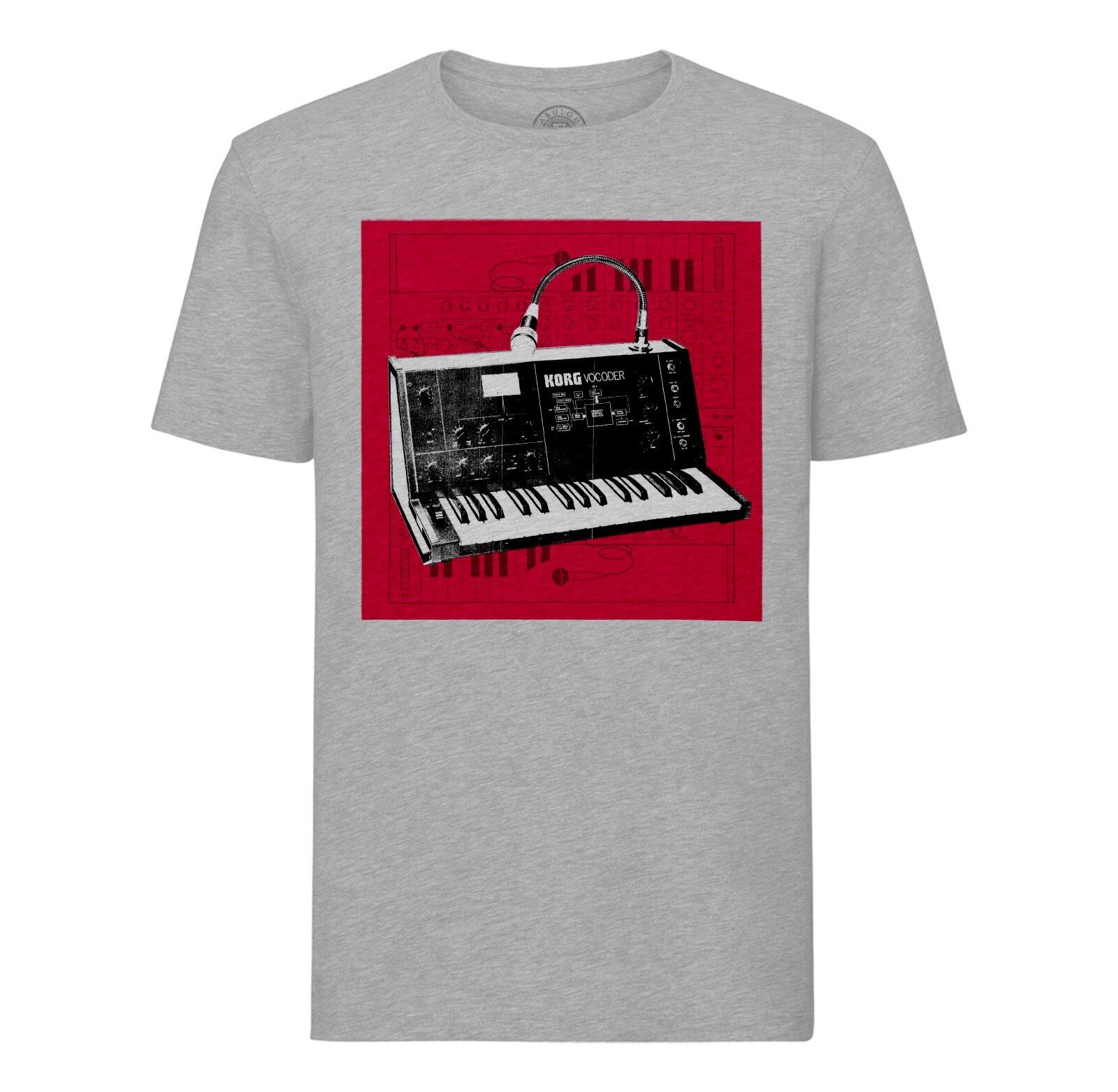 T-Shirt Homme Col Rond Vintage Synth Korg Vocoder Synthetizer Analog