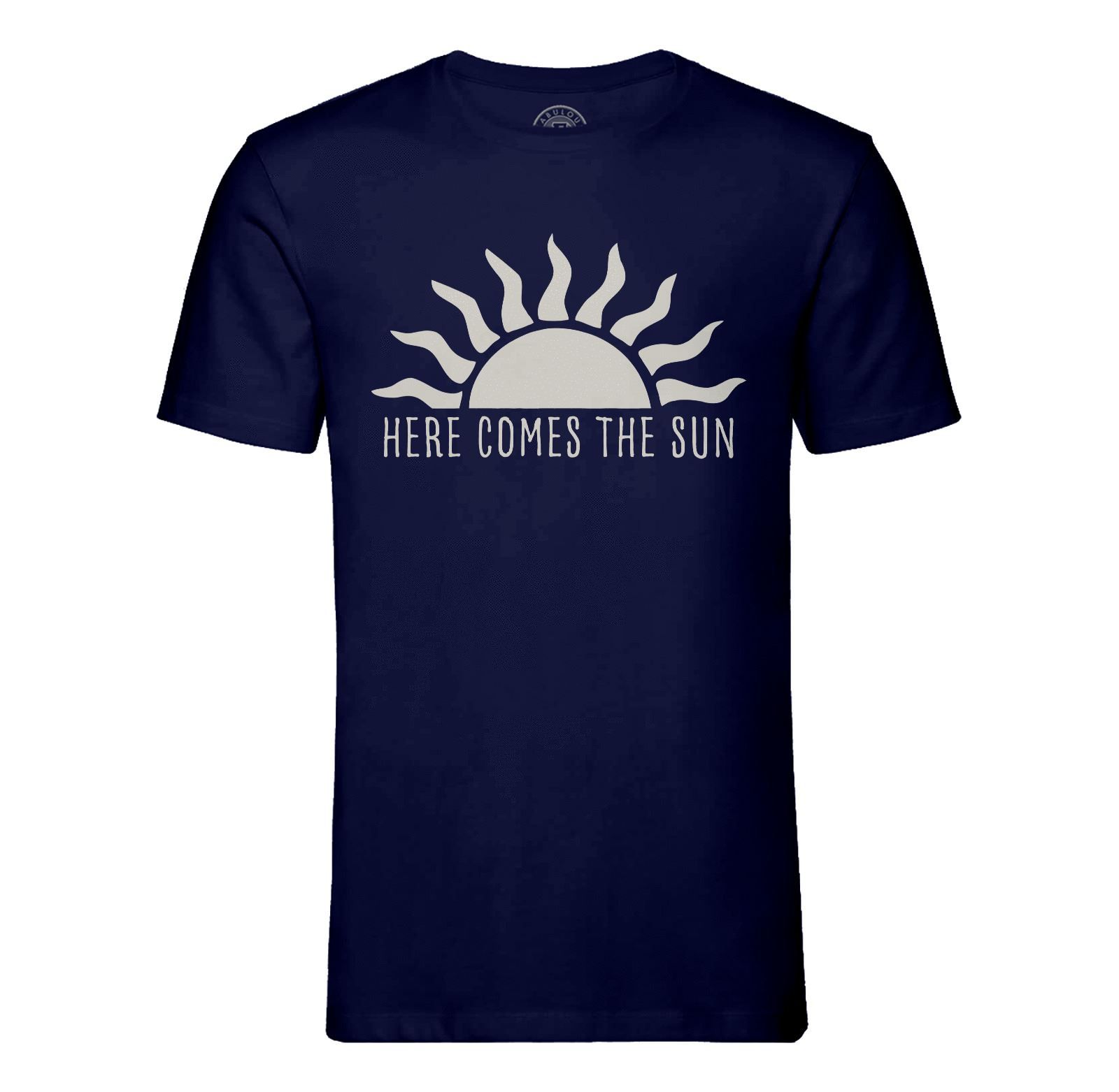 T-Shirt Homme Col Rond Here Comes The Sun Soleil Eté Aurore