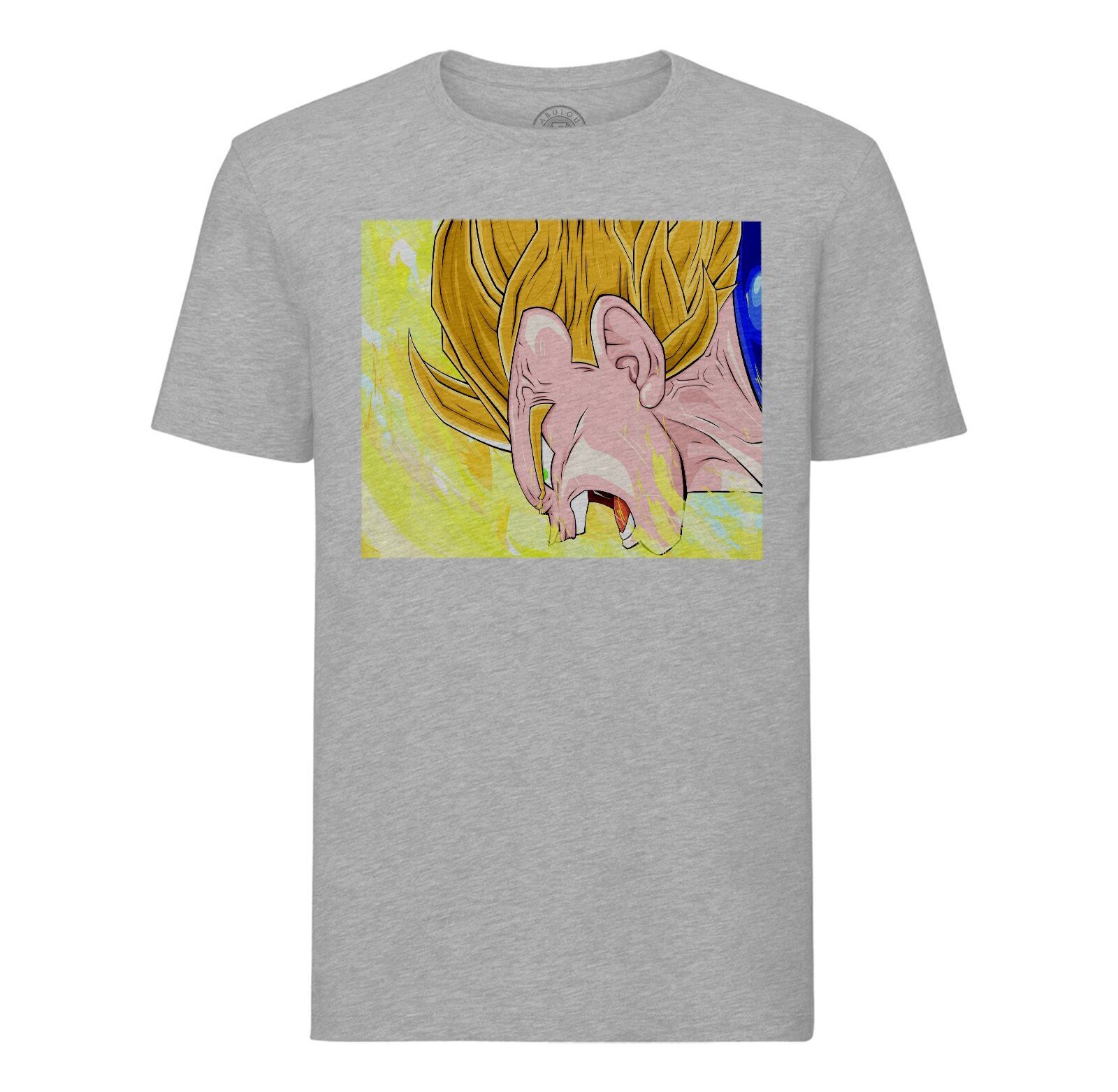 T-Shirt Homme Col Rond Vegeta Super Sayan Dragon Ball Z Dbz Manga Japon Anime