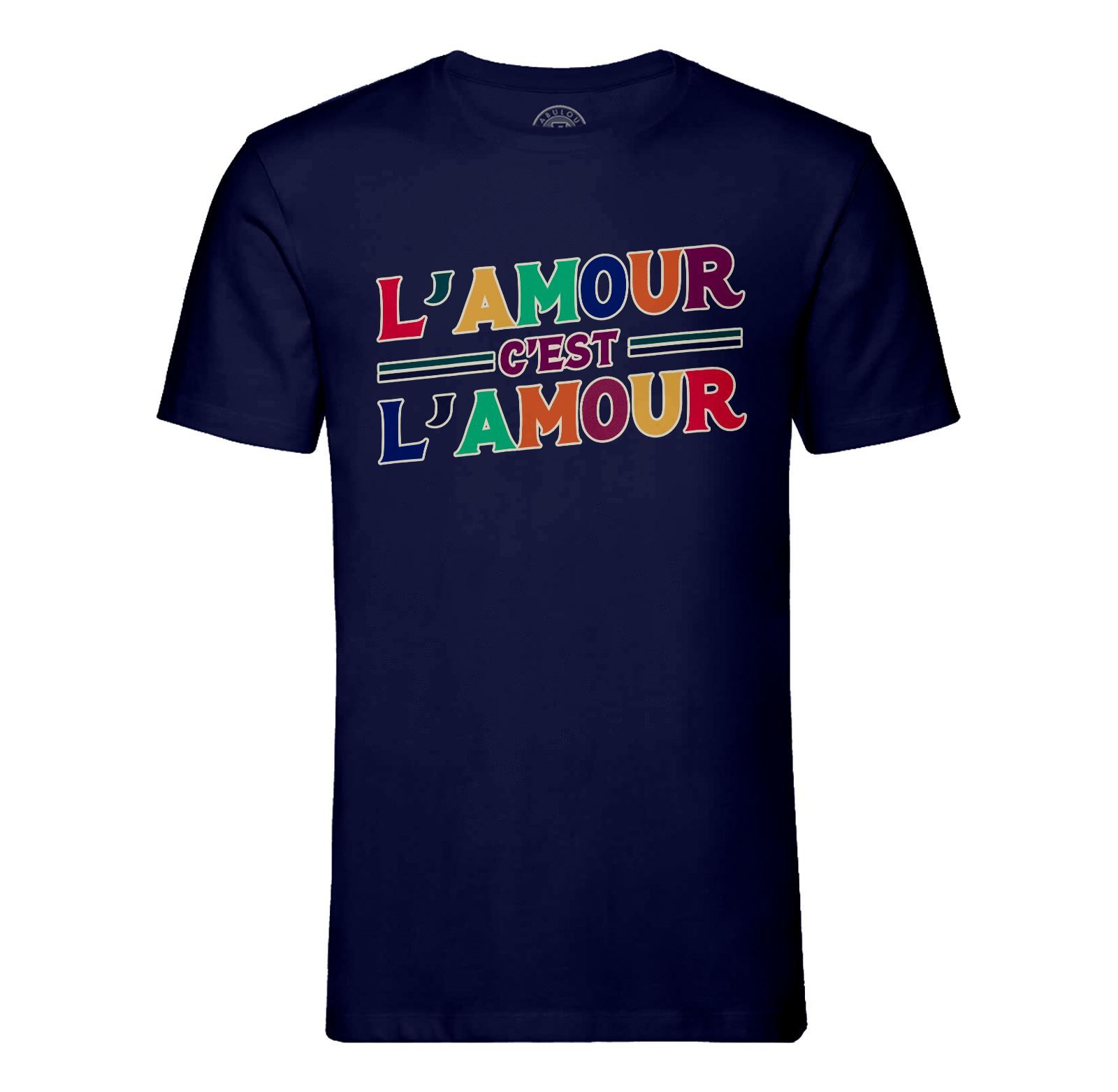 T-Shirt Homme Col Rond L'amour C'est L'amour Lgbtq+ Gay Lesbien Pride