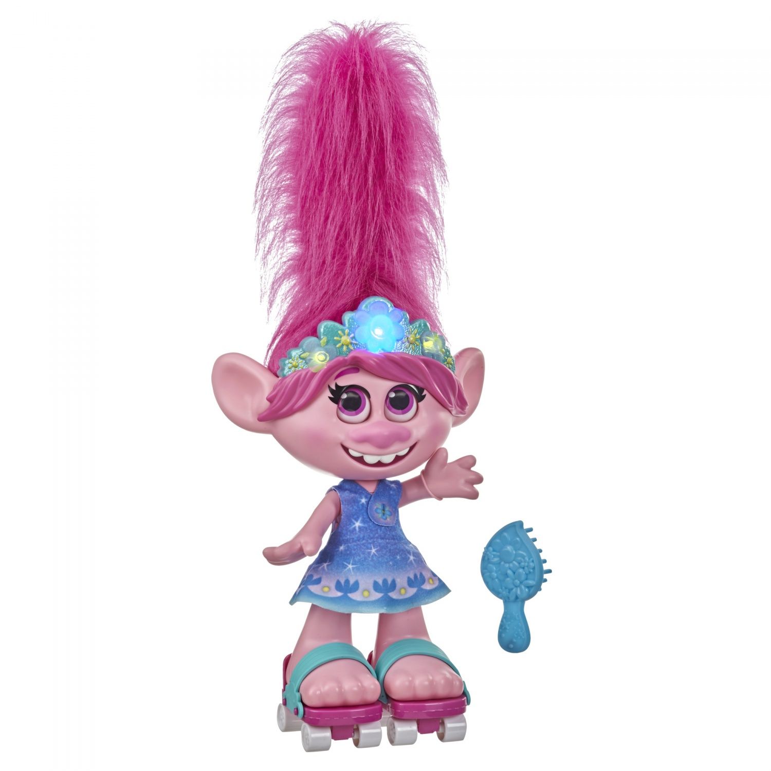 Hasbro Les Trolls 2 Tournée Mondiale De Dreamworks Poupée Poppy Cheveux Dansants