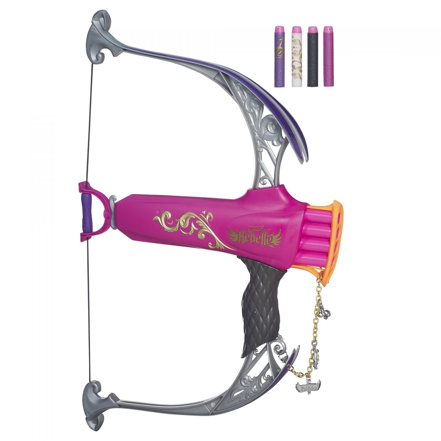 Nerf Rebelle B1697eu40 Charmed Arc Indomptable Fléchettes