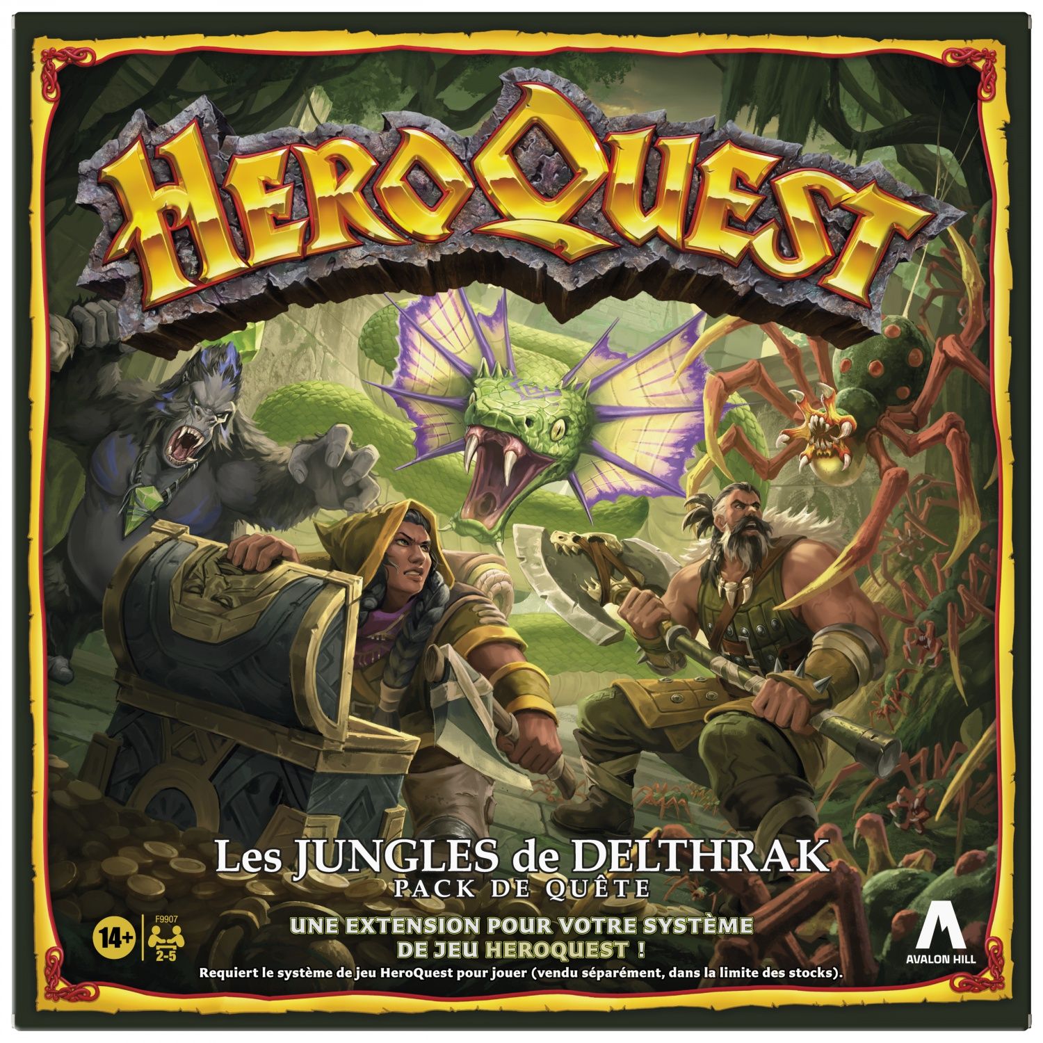 HeroQuest pack de quête La lune de la Terreur système de jeu HeroQuest requis jeux de rôle pour 2 à 5 joueurs dès - vue 6