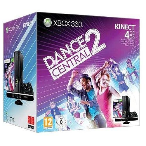 Console Xbox 360 4 Go Microsoft + Capteur Kinect + Dance Central 2