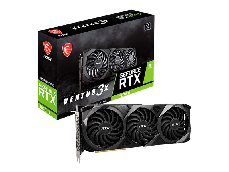 MSI Ventus 3X Carte Graphique RTX 3070 Ti 8Go OC LHR - vue 2