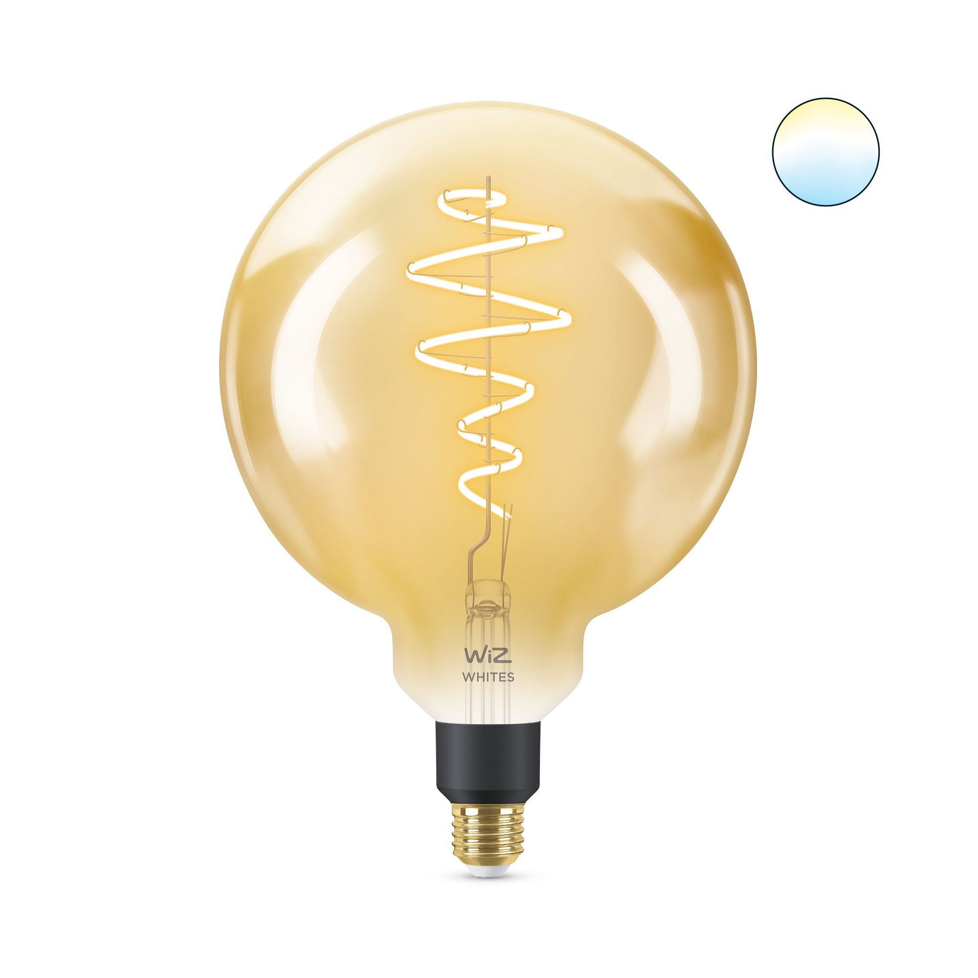 Wiz G200 Amber Globe E27 Tunable Smart Home