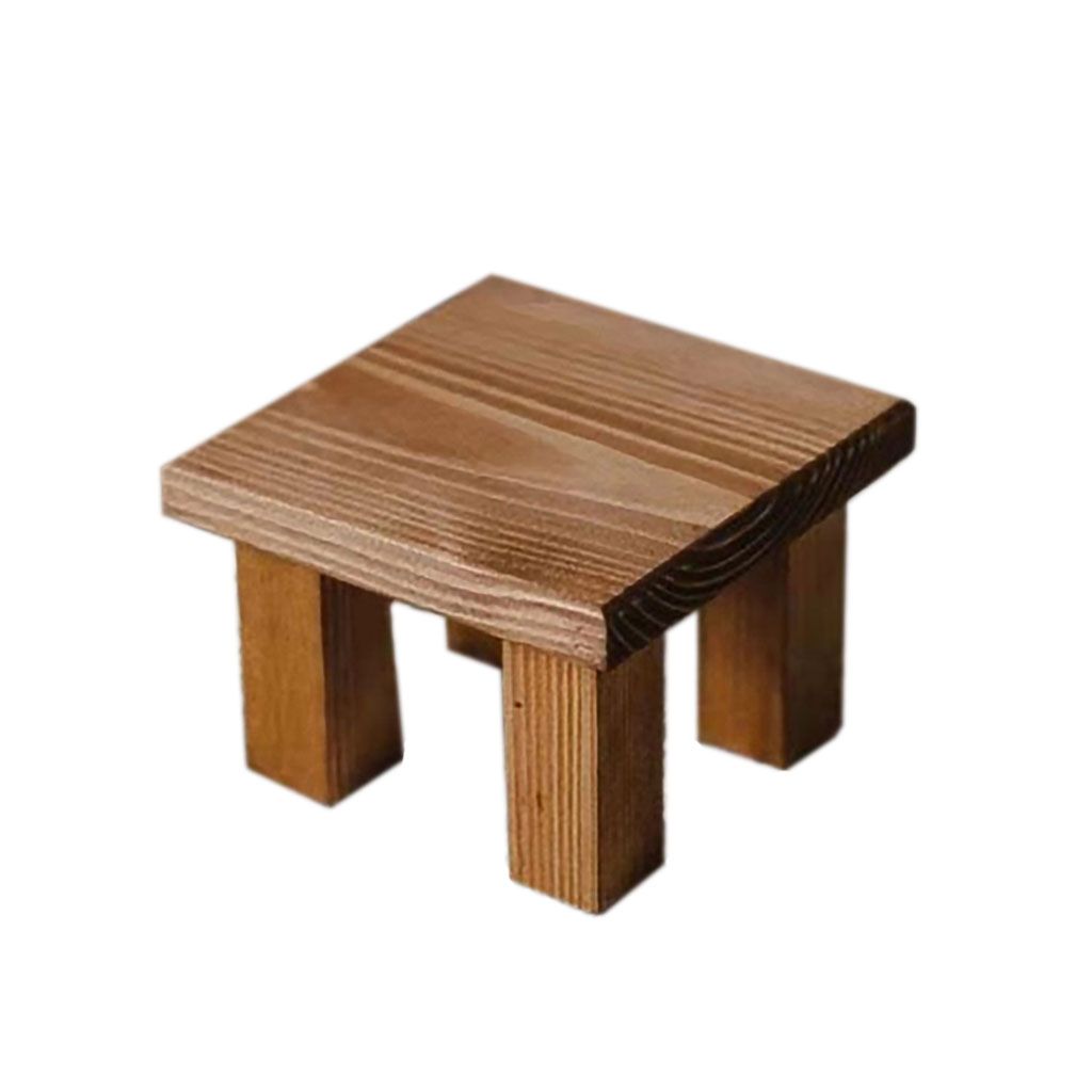  - Tabouret En Bois Pour Nouveau-Né, Accessoire De Photographie Pour Bébé  Arrière-Plan Photo Diy  Décoration De Studio  Marron Brun