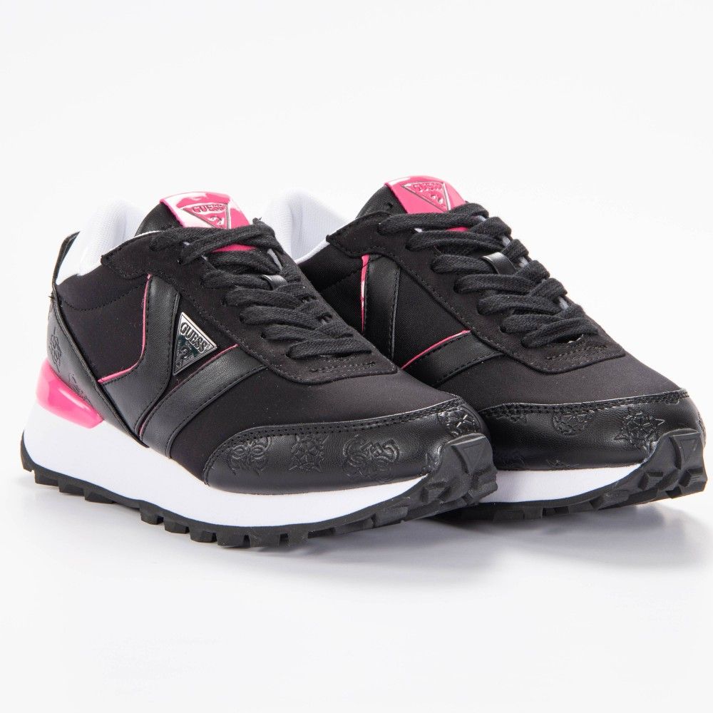 Baskets basses Guess Samsin logo gaufre - vue 2