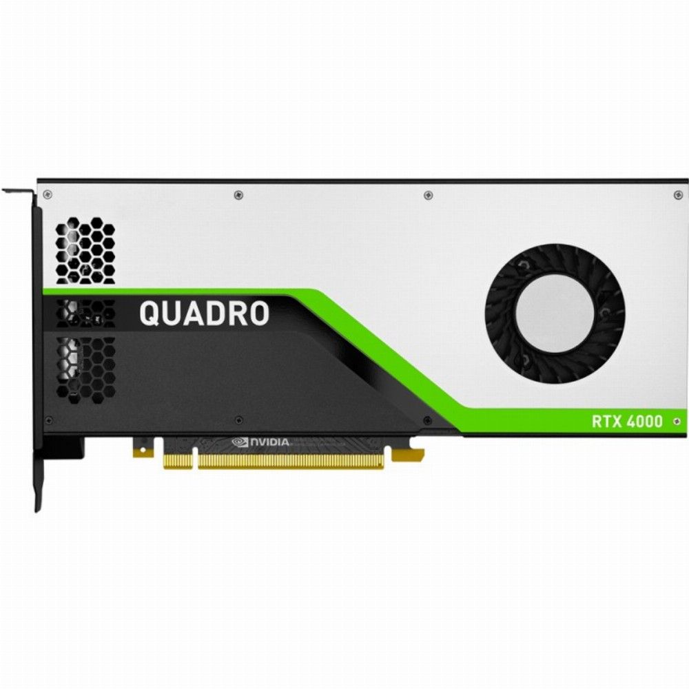 NVIDIA Quadro RTX 4000 Carte graphique Quadro RTX 4000 8 Go GDDR6 PCIe 3.0 x16 3 x DisplayPort USB C