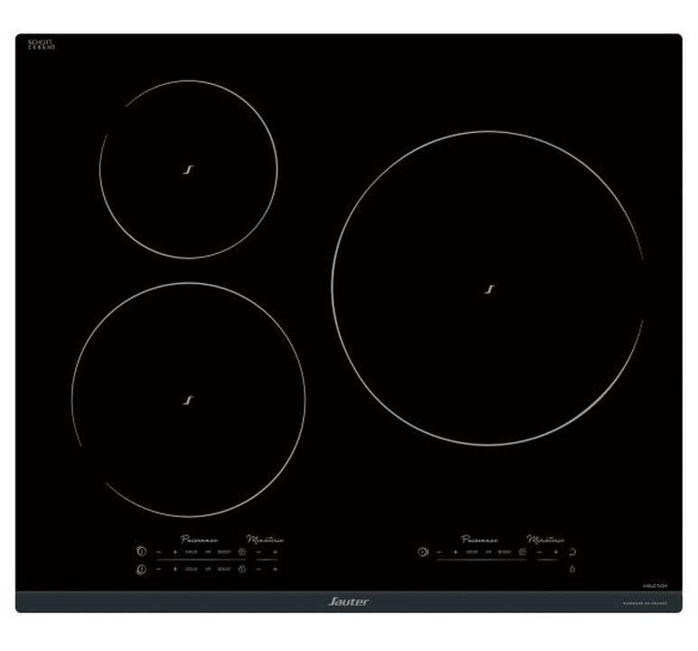 SAUTER table induction 60 cm 3 foyers SPI9544B - vue 3