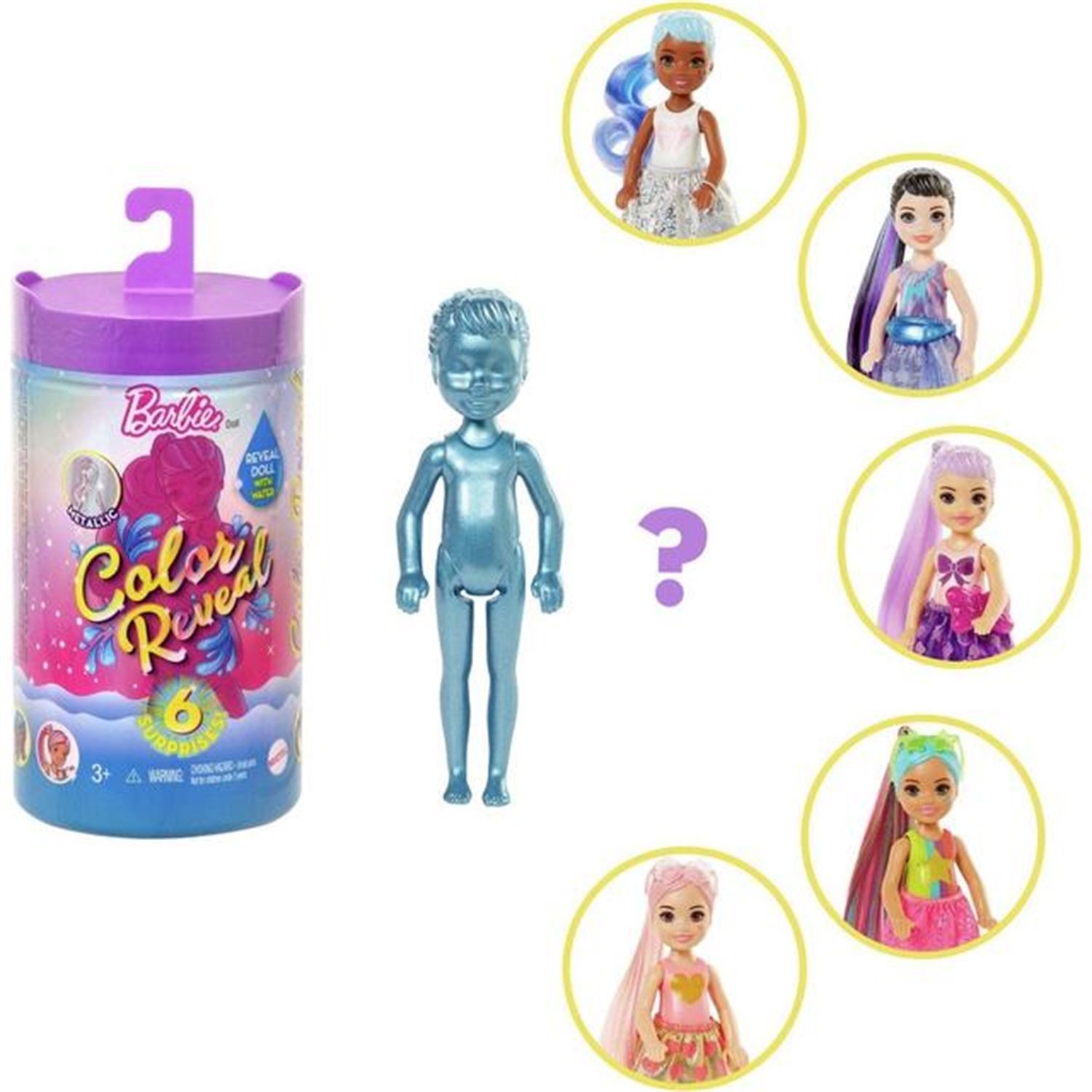 Barbie Color Reveal Chelsea Serie Pailletté
