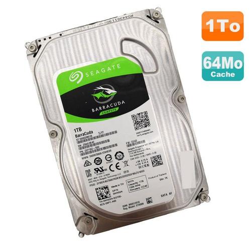 Disque Dur Interne Seagate Disque Dur 1to Sata 3.5" Seagate Barracuda St1000dm010 2ep102-500 0wn524 Cc43