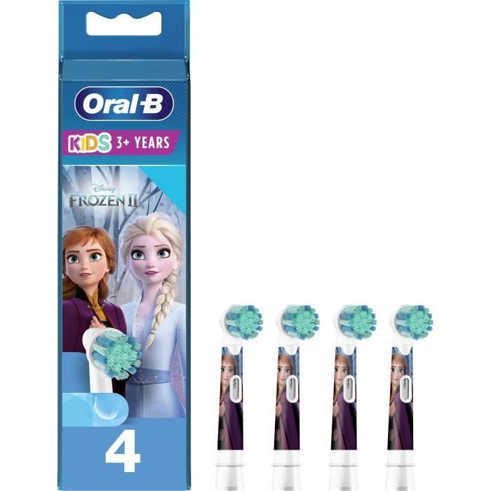 ORAL B 80352086 Brossettes de rechange Disney La reine des neiges 2 Pour brosse à dents éléctrique Oral B Kids Lot de 4 - vue 2