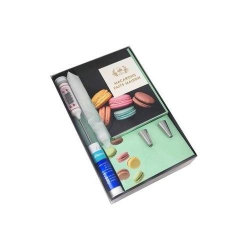 Coffret Macarons Faits Maison - Avec 1 Thermomã¨Tre ÃLectronique, 1 Grande Poche à Douille Rã©Utilisable Avec 2 Douilles Lisses