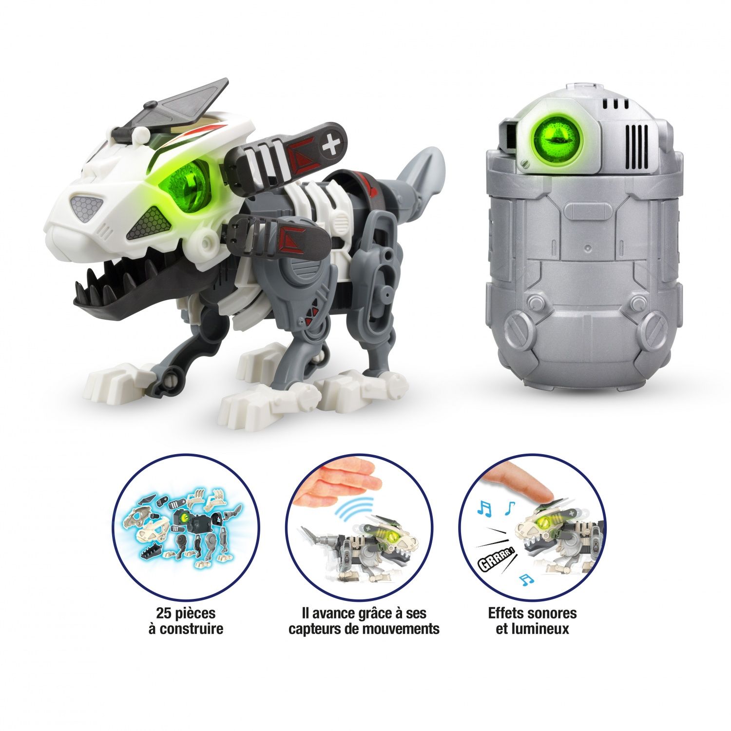 YCOO MEGA BIOPOD Robot Dinosaure interactif dans sa capsule 25 pieces Des Neuf - vue 4