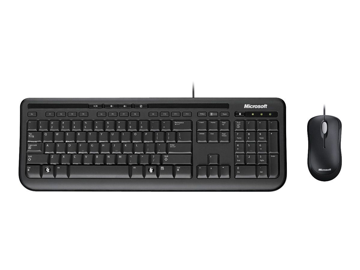 Microsoft Wired Desktop 600 Ensemble clavier et USB Allemand