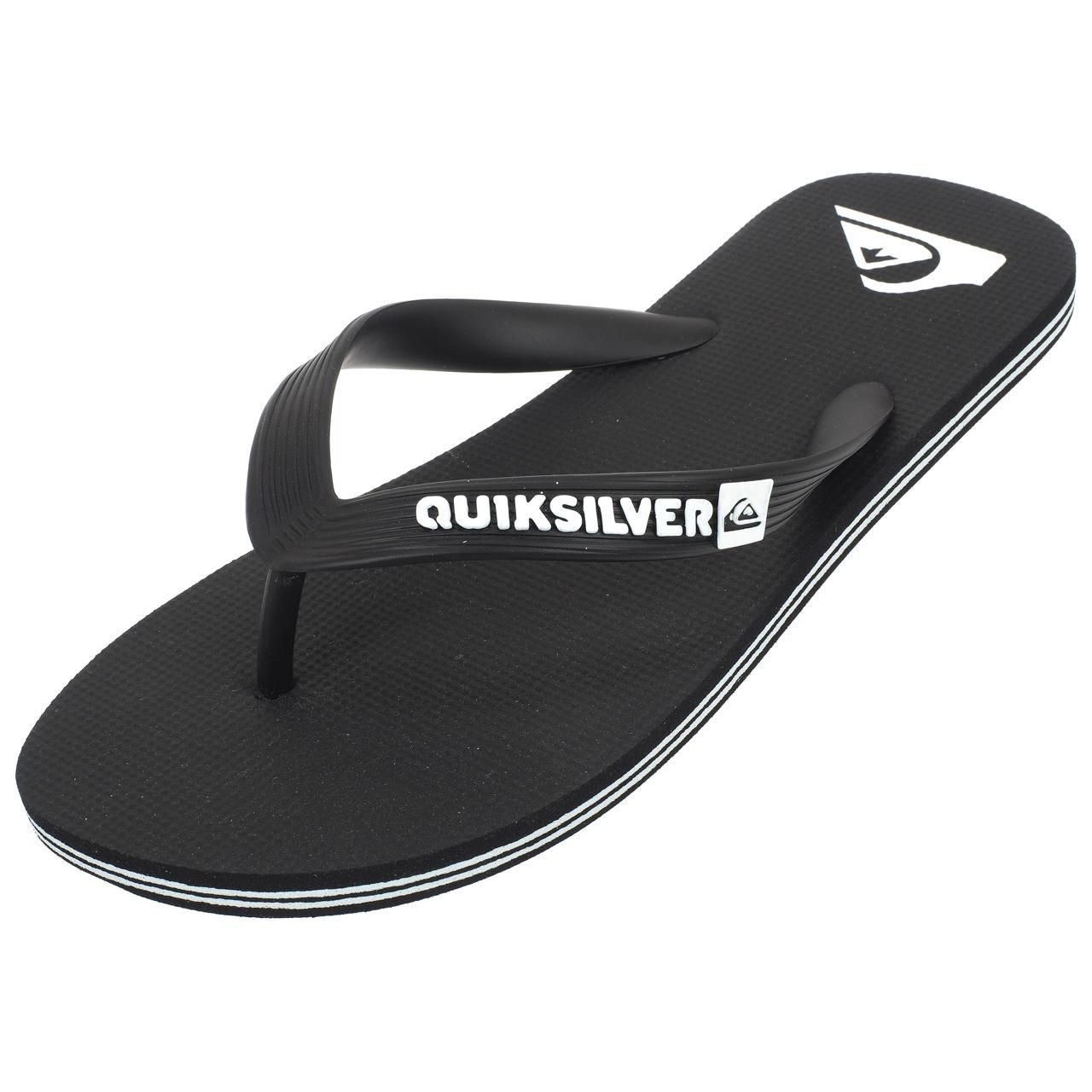 Tongs Claquettes Quiksilver Molokai Black Tong Jr Noir 44736