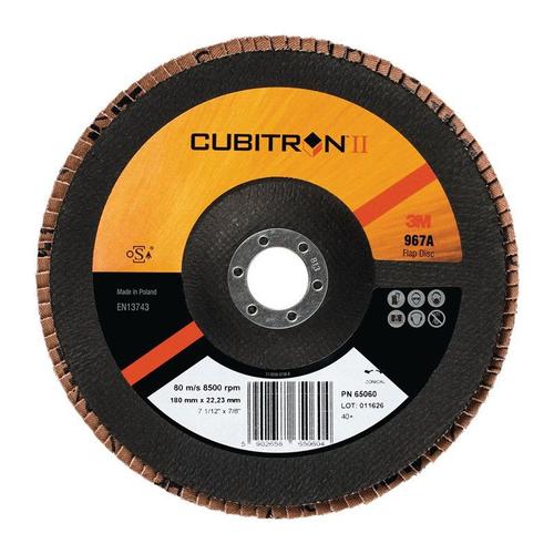 Disque À Lamelle Céramique Cubitron II 967A 125Mm (Bombé Ou Plat) - 3M Abrasifs