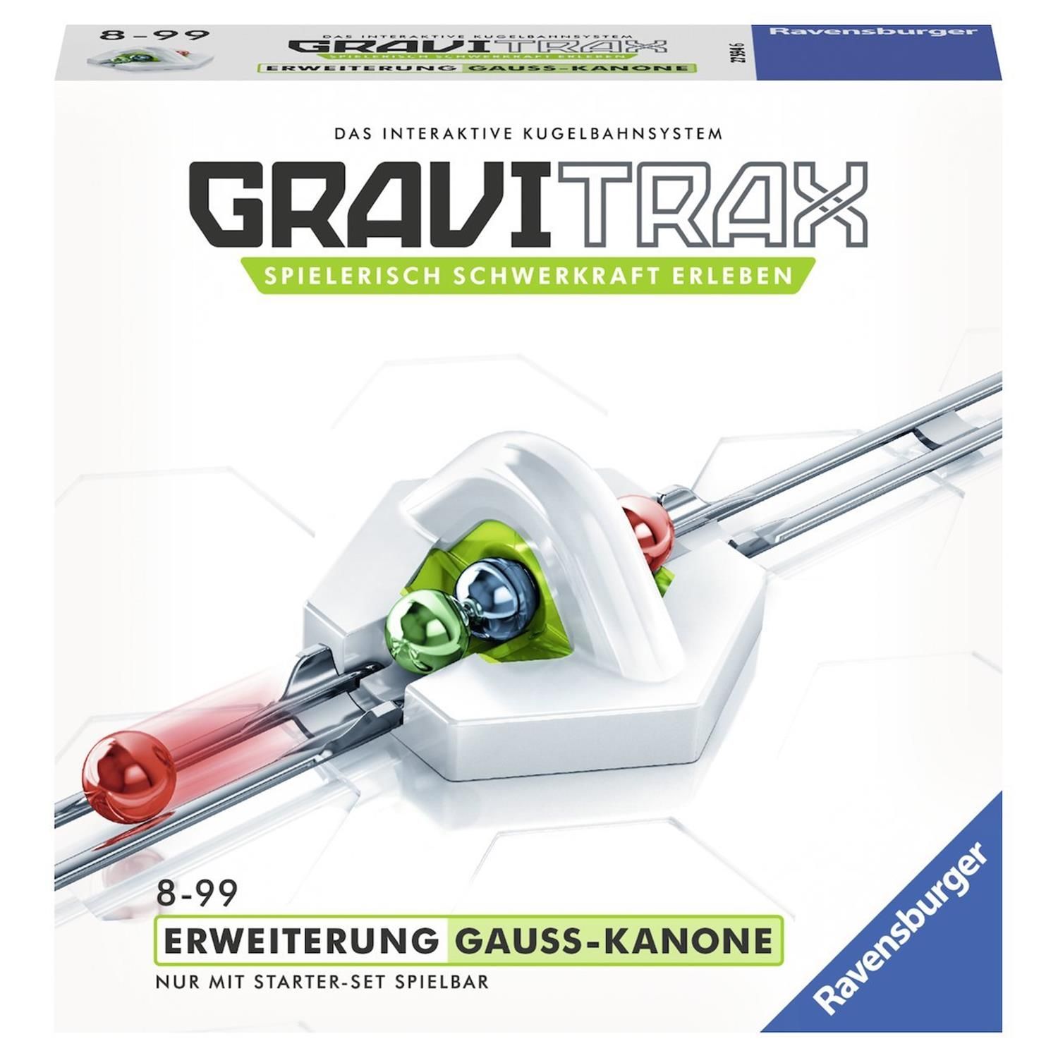 Circuit GraviTrax 27594 de RavensburgerJouets de Construction avec Canon de Gauss Jeu en langue allemande